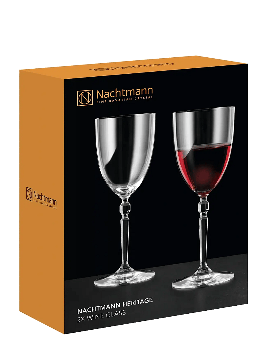 Nachtmann - Heritage Wine glass 2-pack - rotweingläser - clear - 2
