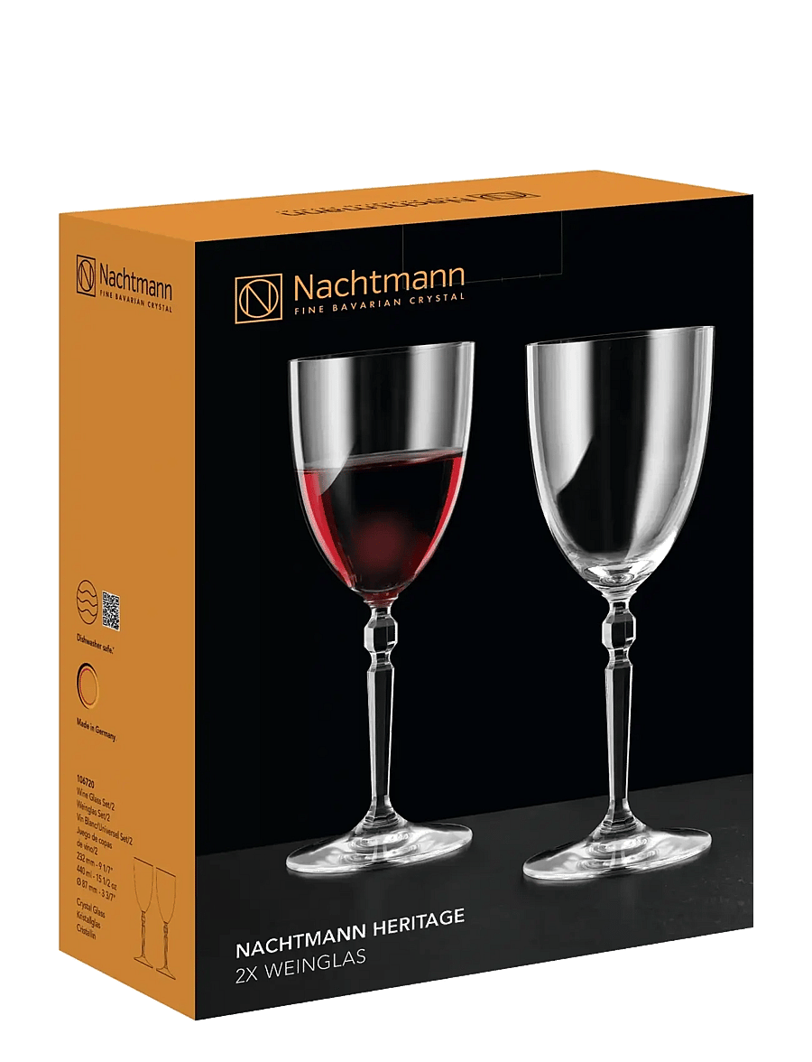 Nachtmann - Heritage Wine glass 2-pack - rotweingläser - clear - 3