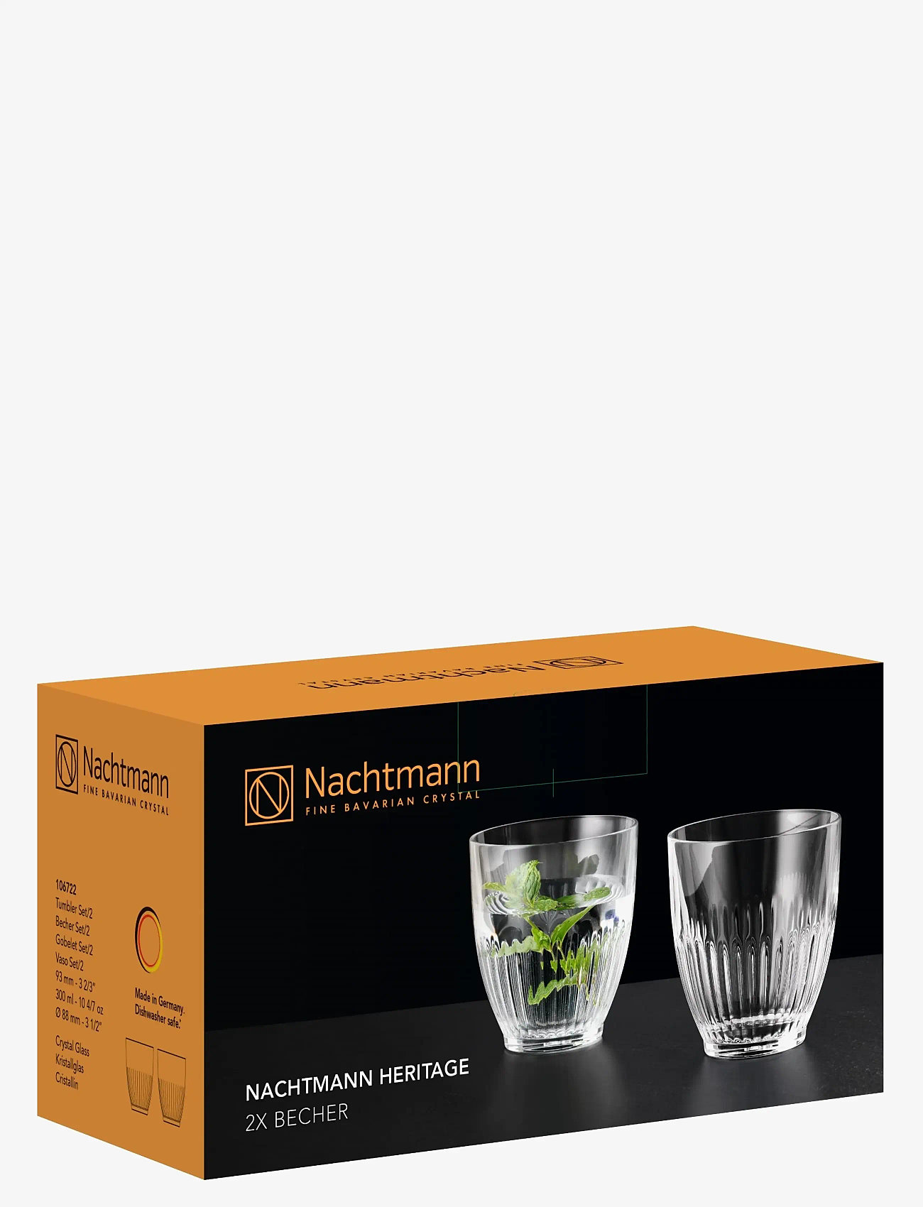 Nachtmann - Heritage Tumbler 2-pack - drinking glasses & tumblers - clear - 3