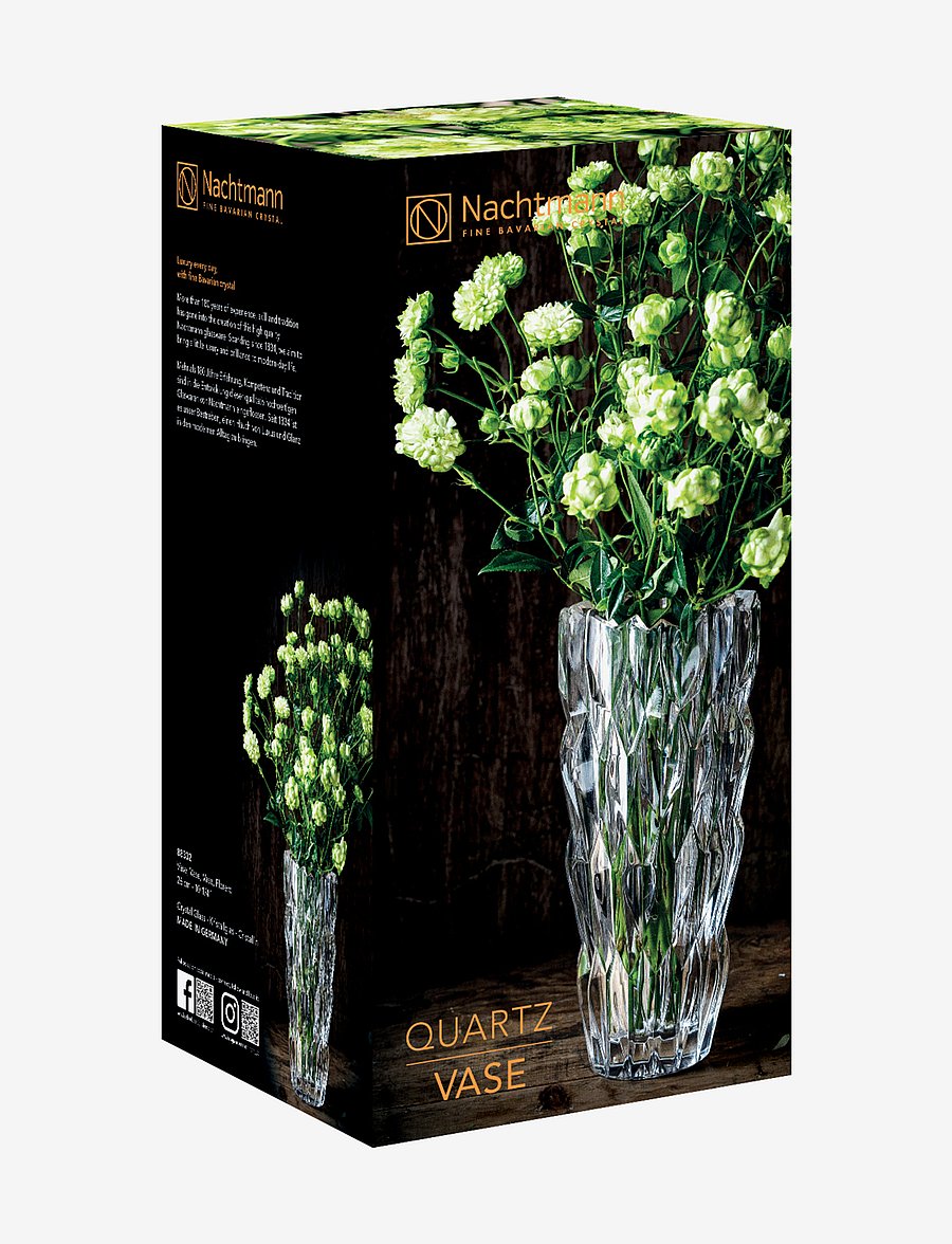 Nachtmann - Quartz vase 26cm - vasen - clear glass - 1