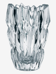 Quartz vase oval 16cm - CLEAR GLASS