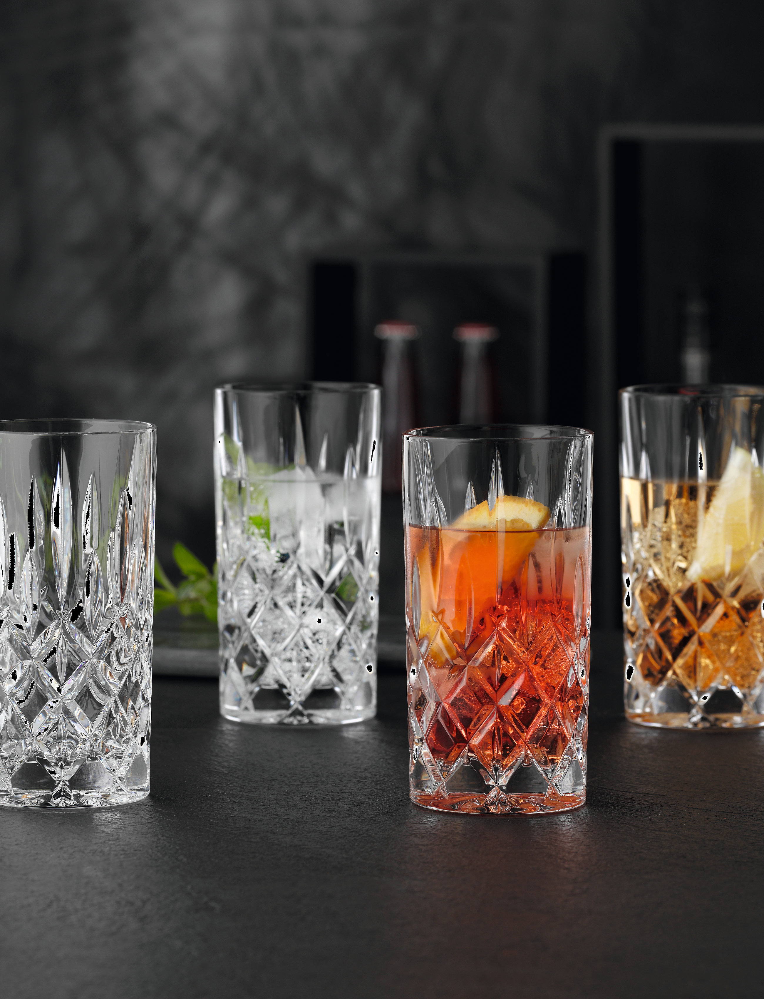Nachtmann Noblesse Longdrink 38Cl 4-P, 38 CL, Glass, Nackt - Cocktail Homeware