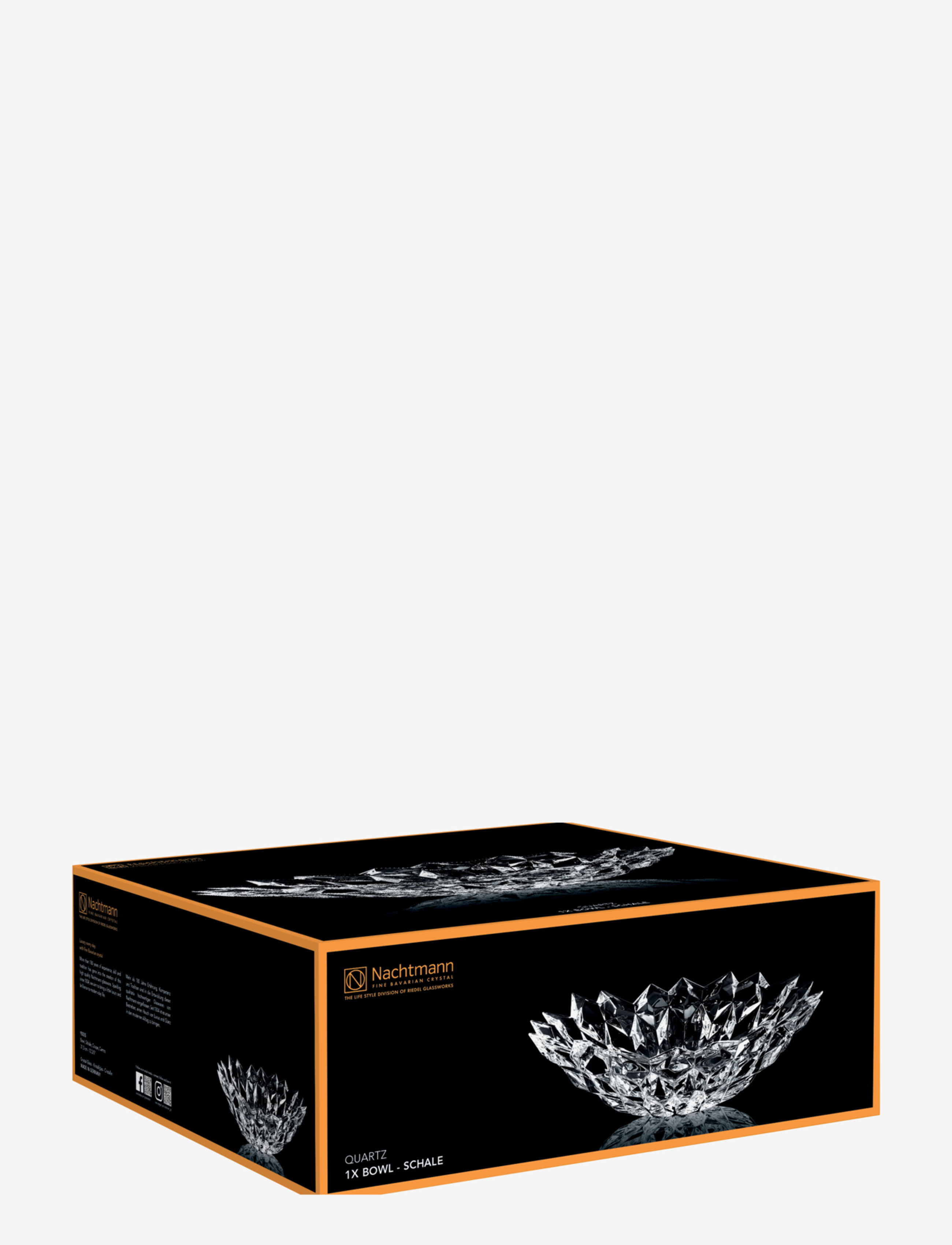 Nachtmann - Quartz bowl - vaisių dubenys - clear glass - 1