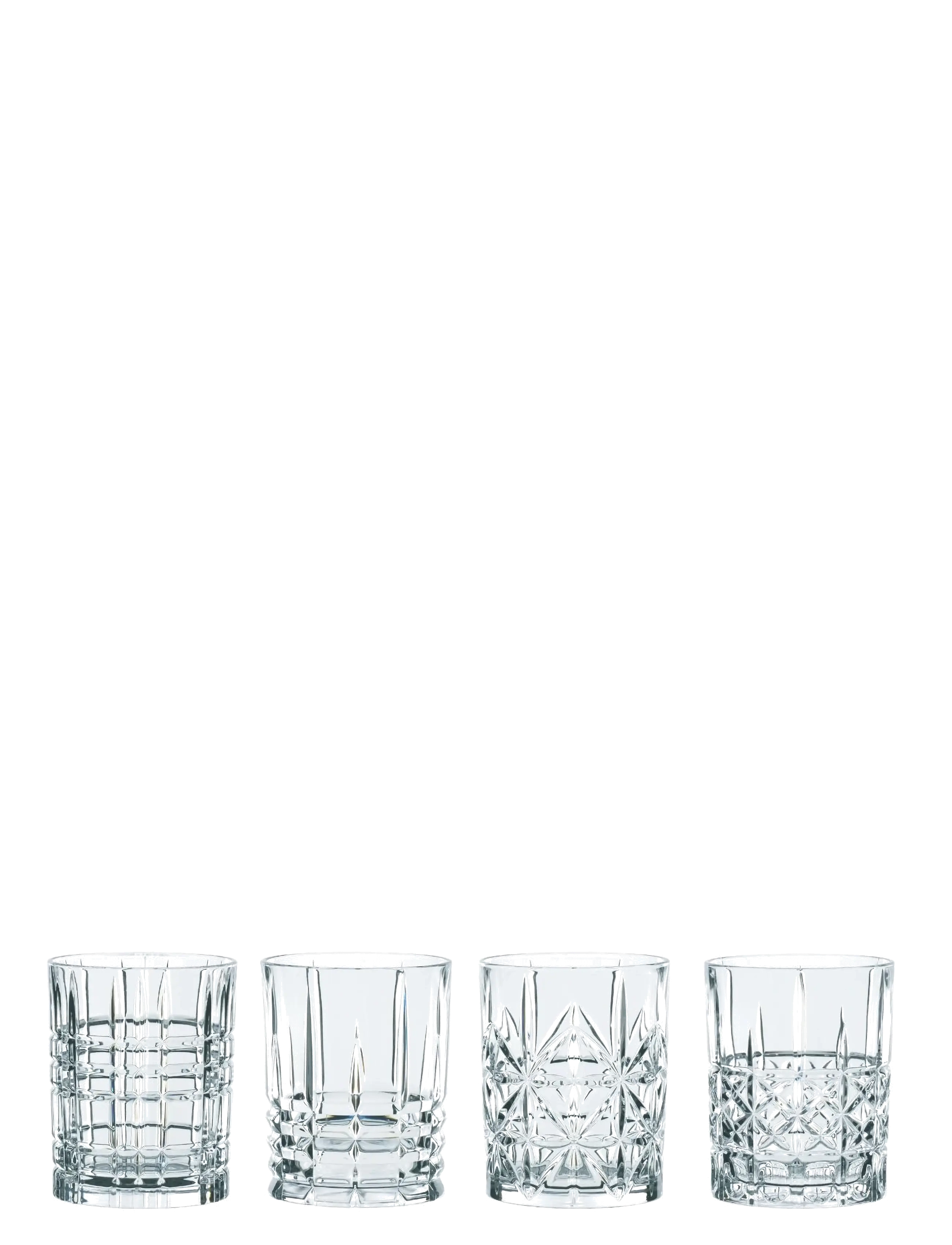 Nachtmann Highland Tumbler 34,5cl 4-pack - Lauanõud - CLEAR GLASS / clear