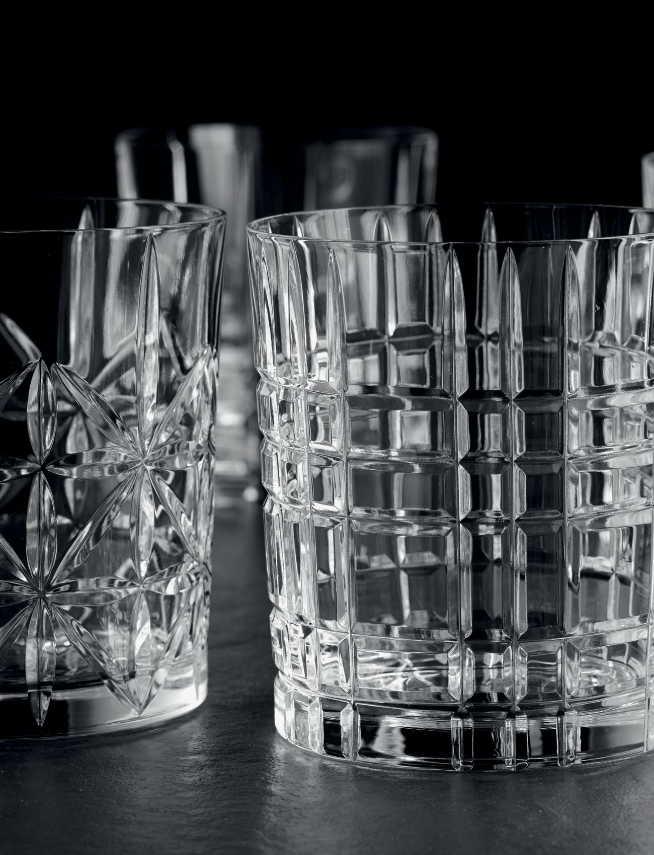 Nachtmann - Highland Tumbler 34,5cl 4-pack - whiskey- & cognacgläser und schwenker - clear glass - 1