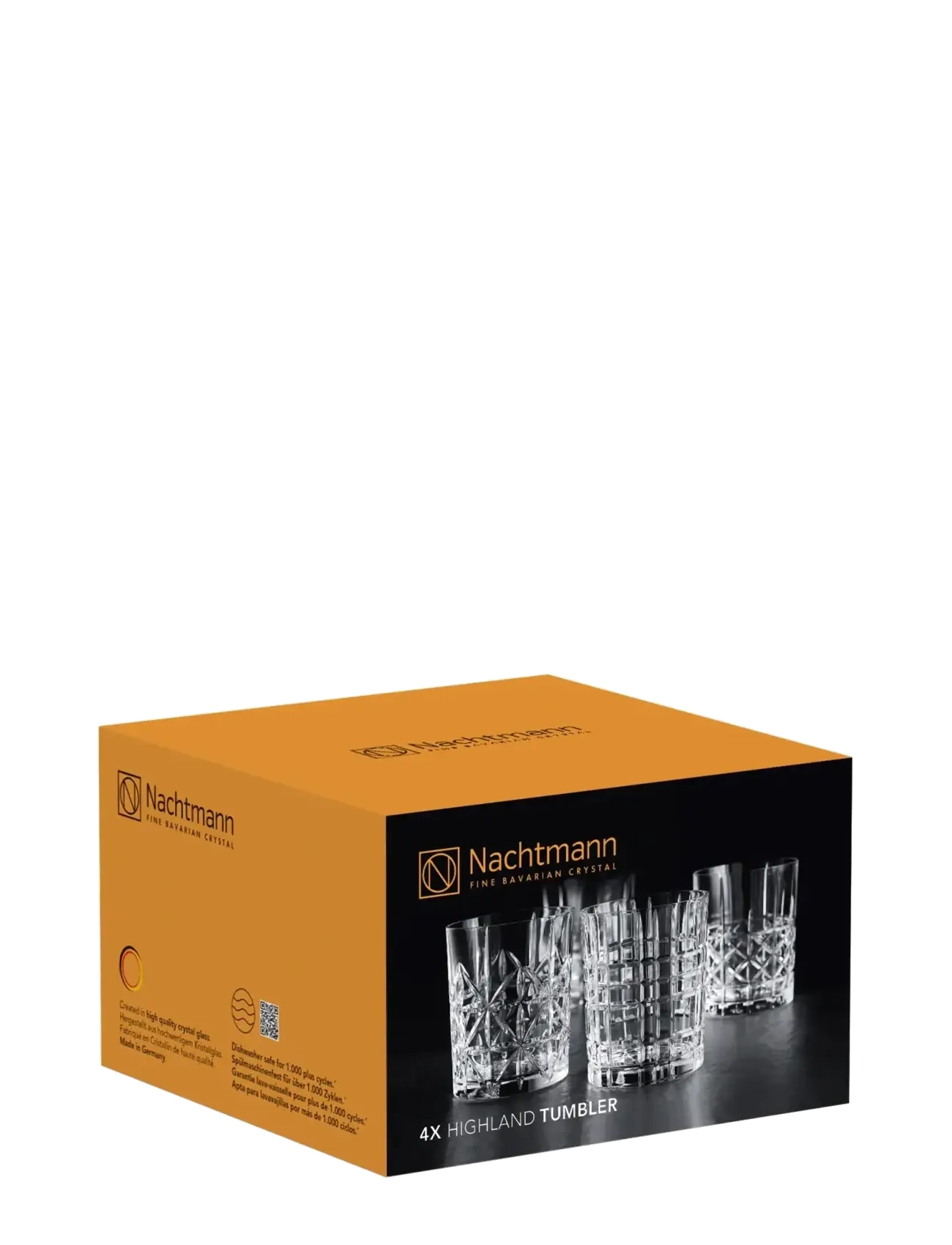 Nachtmann - Highland Tumbler 34,5cl 4-pack - nach preis einkaufen - clear glass - 2