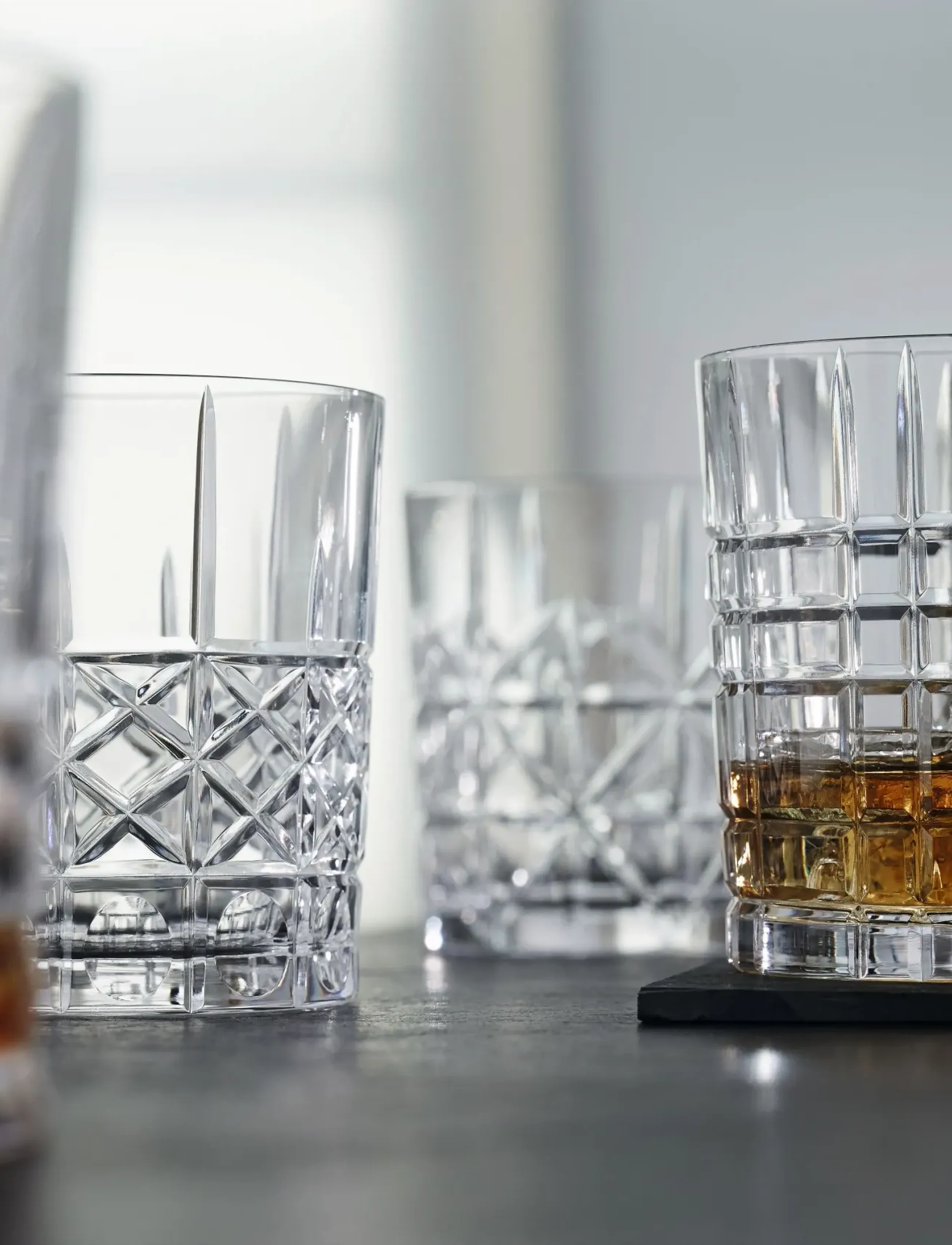 Nachtmann - Highland Tumbler 34,5cl 4-p - viskilasit & konjakkilasit - clear glass - 3