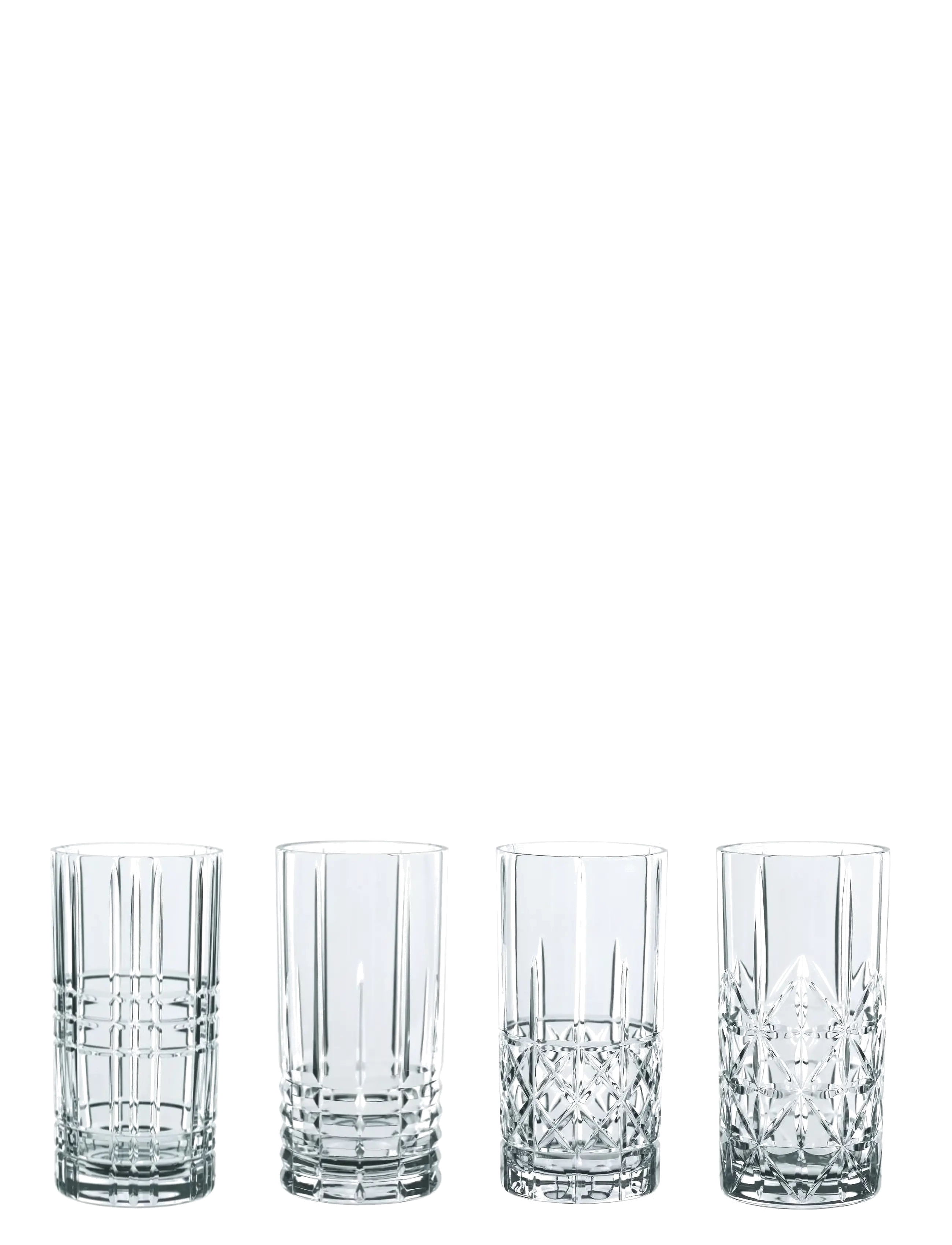Nachtmann Highland Longdrink 37,5cl 4-p - Borddækning - CLEAR GLASS / clear