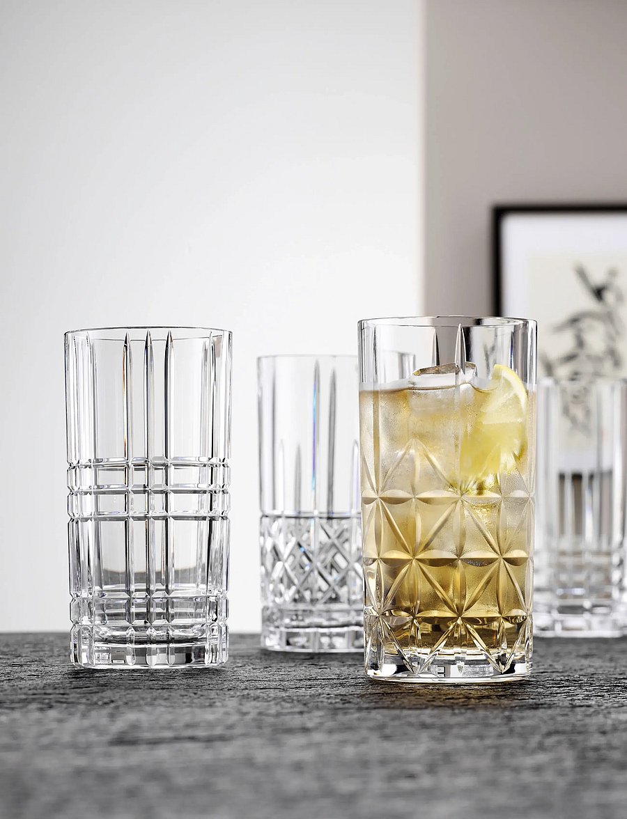 Nachtmann - Highland Longdrink 37,5cl 4-pack - cocktail & longdrinkgläser - clear glass - 3
