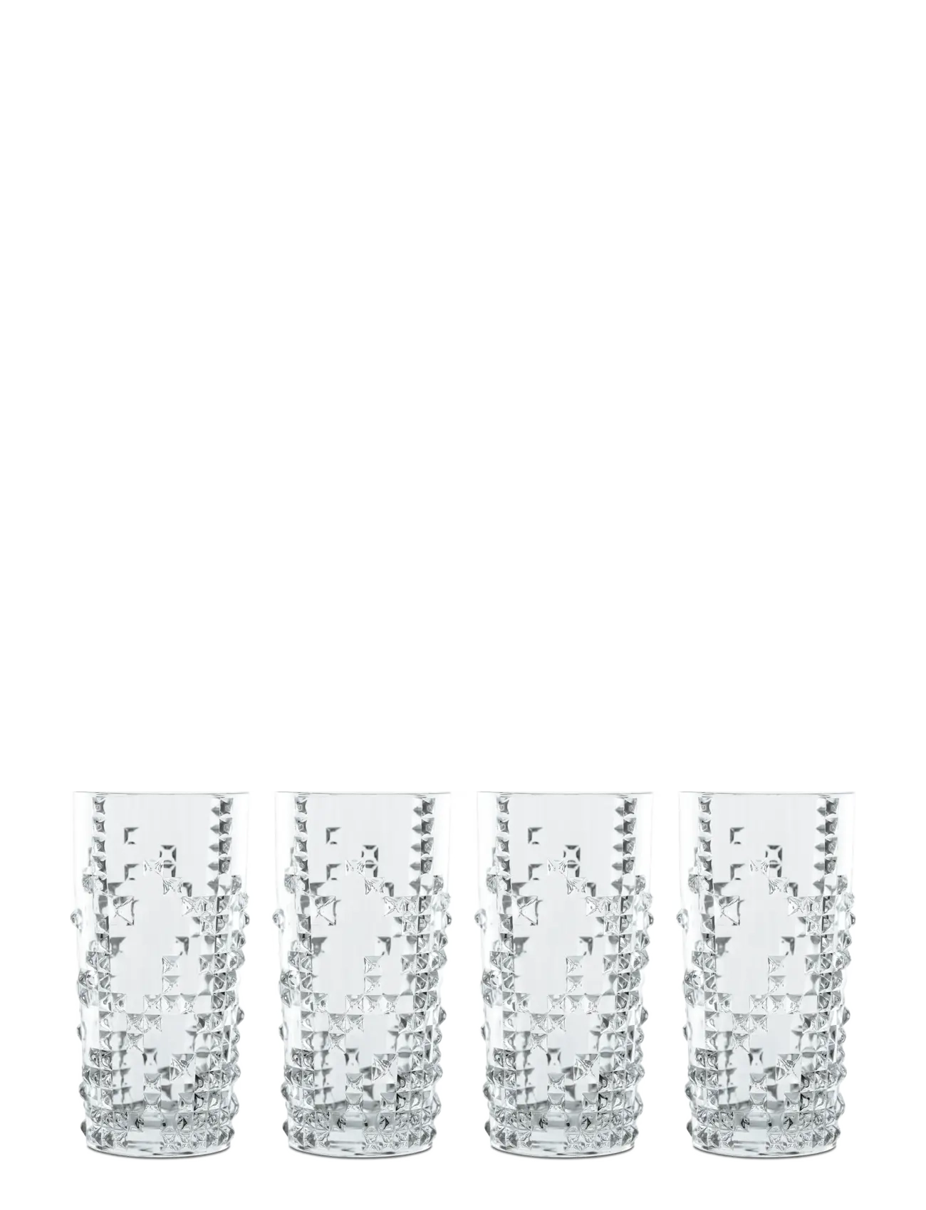 Nachtmann Punk Longdrink 39cl 4-pack - Glas - CLEAR GLASS / clear