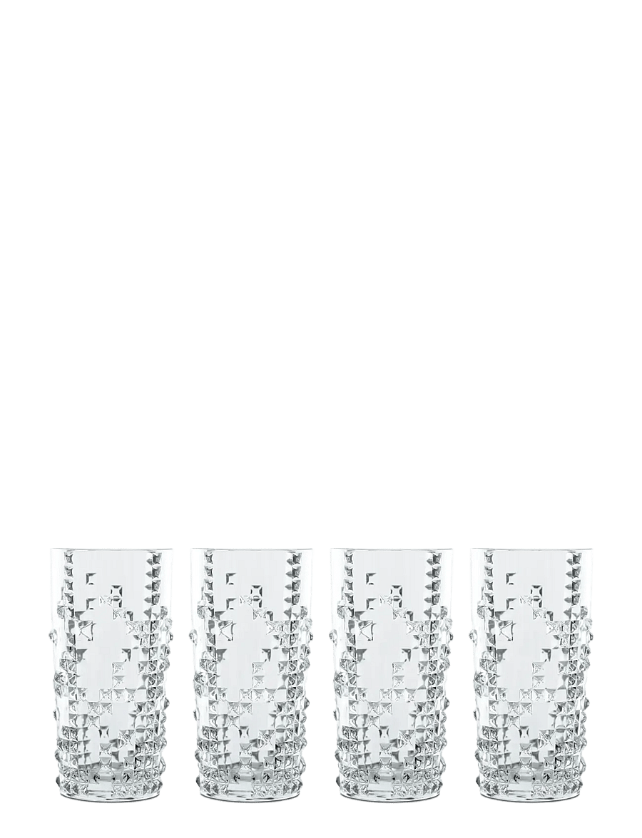 Nachtmann - Punk Longdrink 39cl 4-pack - cocktail & longdrinkgläser - clear glass - 0
