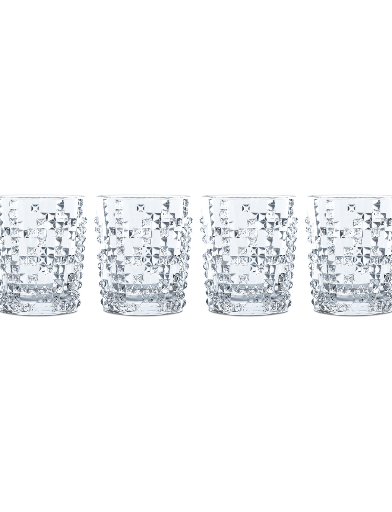 Nachtmann - Punk Tumbler 34,8cl 4-p - whiskyglas & cognacglas - clear glass - 0