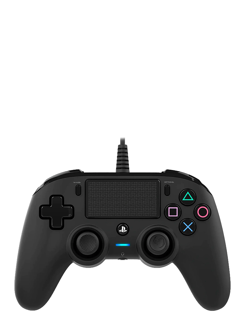 NACON - PS4 WIRED COMPACT CONTROLLER BLACK - kontrolieri - black - 1