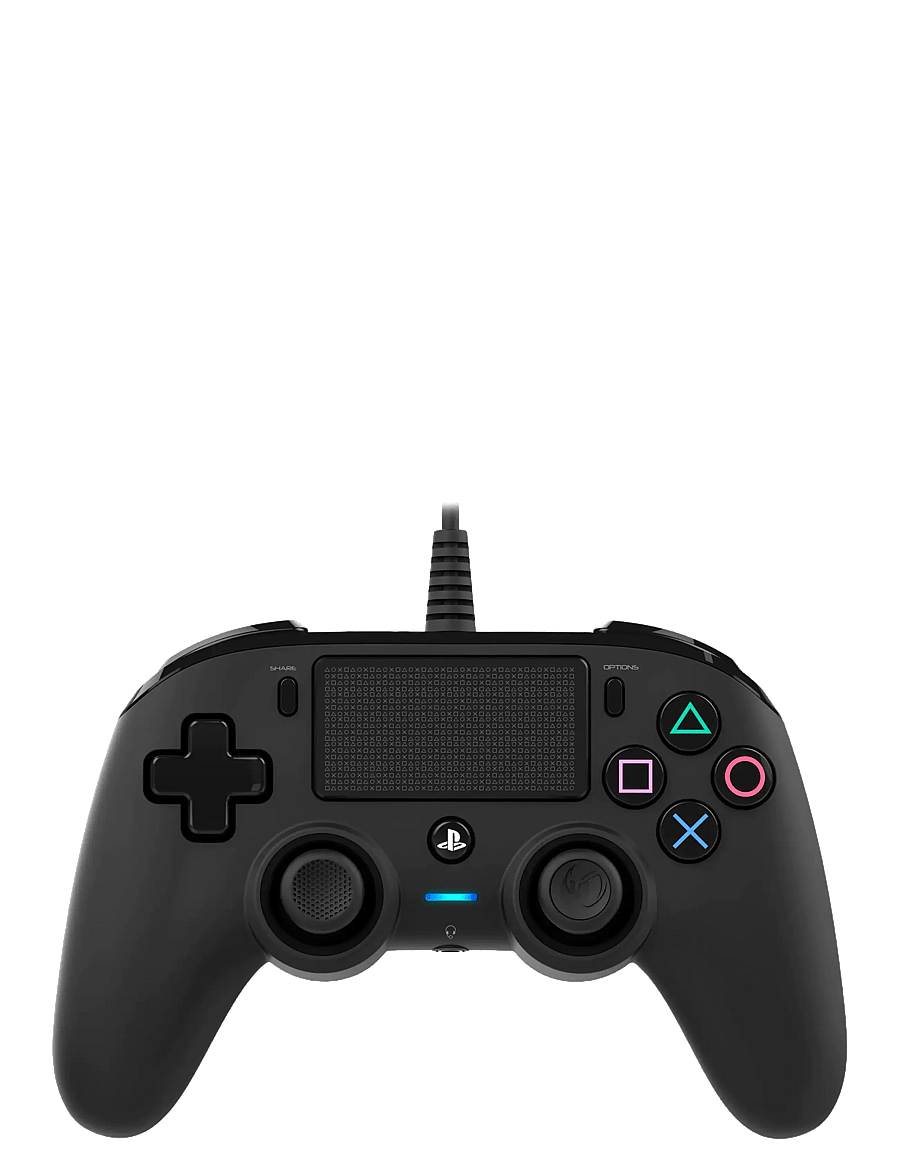 NACON - PS4 WIRED COMPACT CONTROLLER BLACK - puldid - black - 1