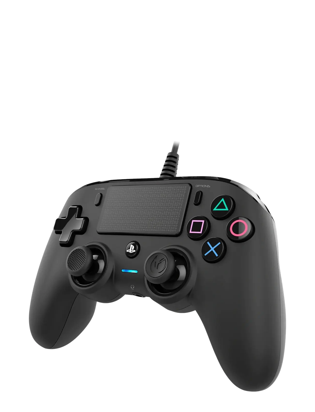 NACON - PS4 WIRED COMPACT CONTROLLER BLACK - puldid - black - 2