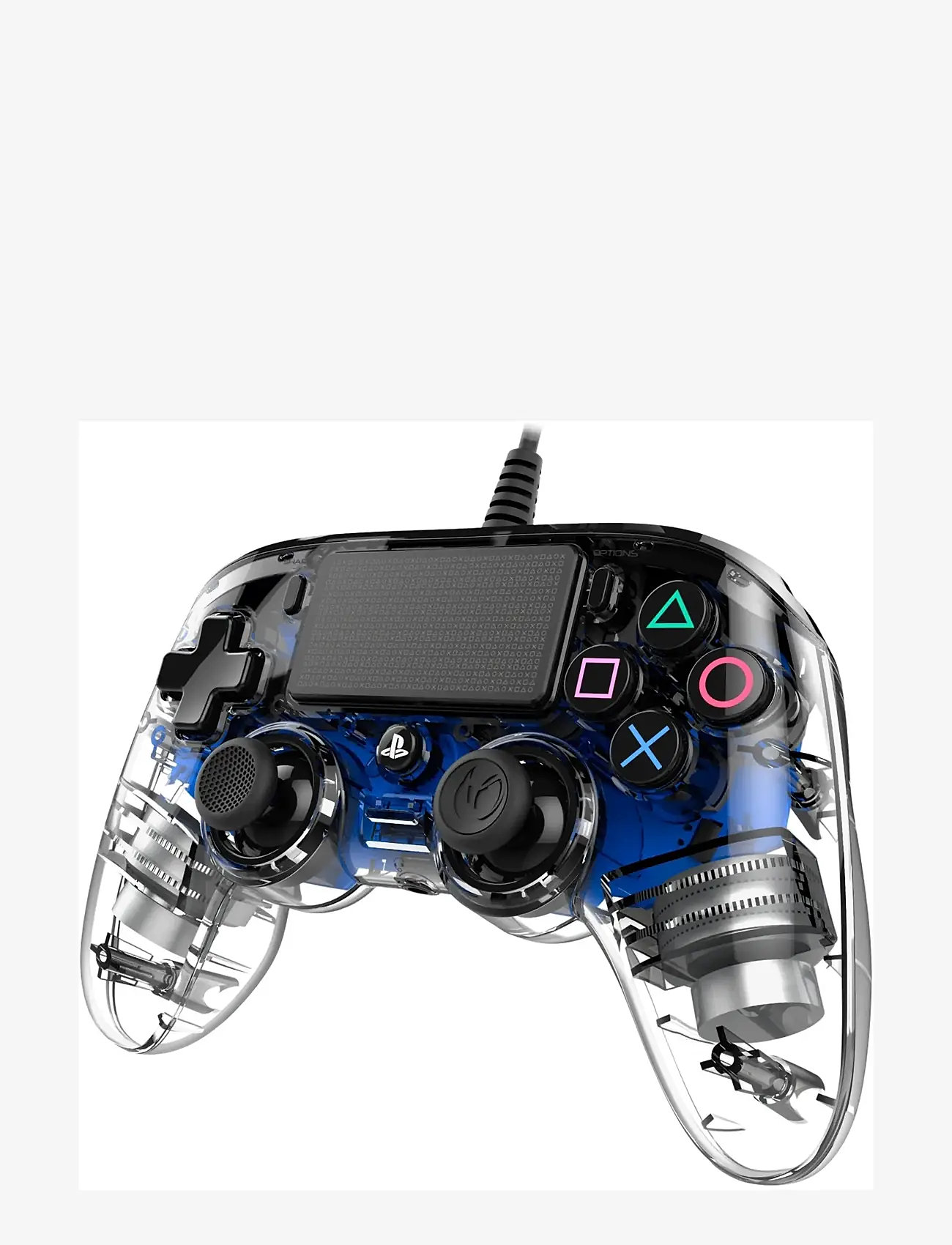 NACON - PS4 WIRED ILLUMINATED COMPACT CONTROLLER LIGHT BLUE - kontroller - blue - 3
