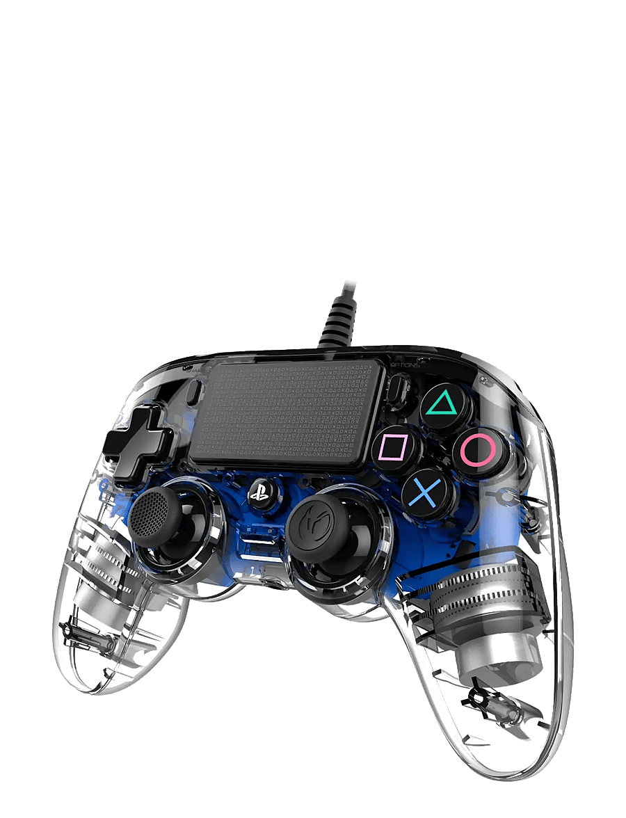NACON - PS4 WIRED ILLUMINATED COMPACT CONTROLLER LIGHT BLUE - puldid - blue - 3
