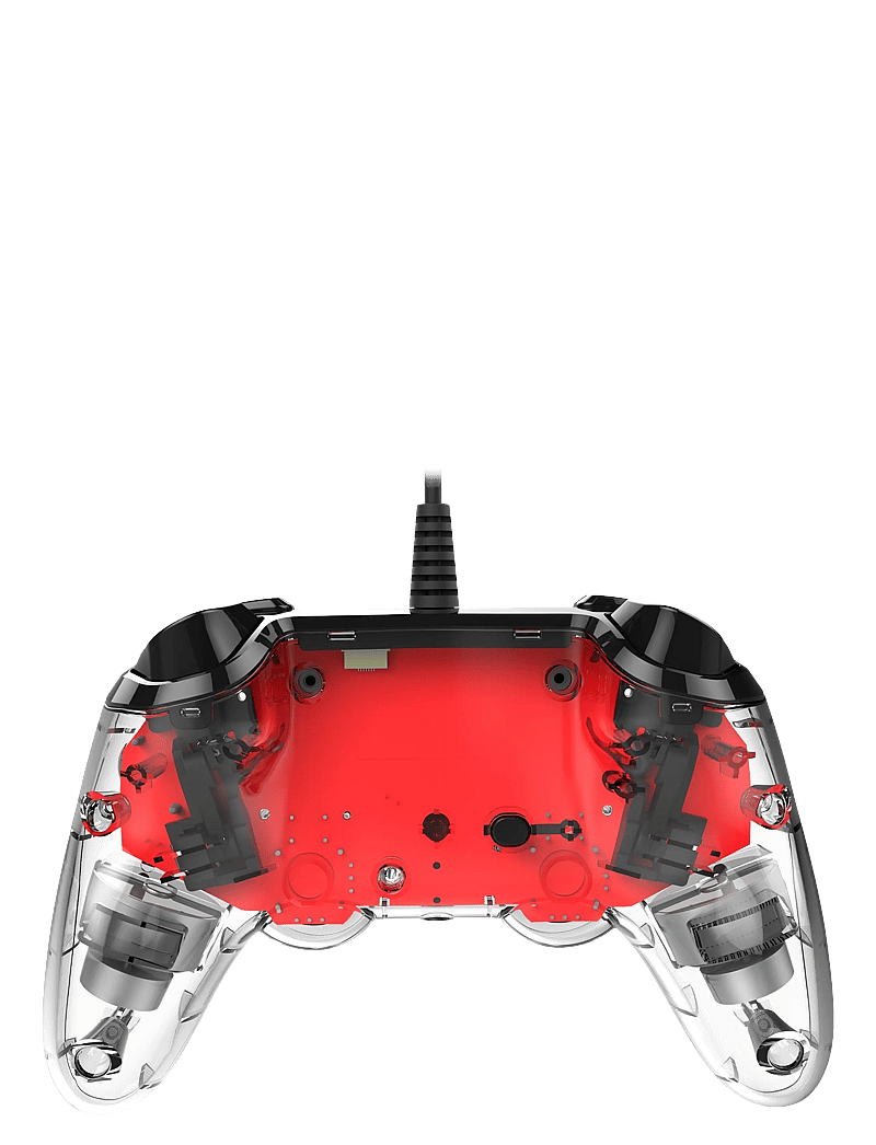 NACON - PS4 WIRED ILLUMINATED COMPACT CONTROLLER LIGHT RED - ohjaimet - red - 4