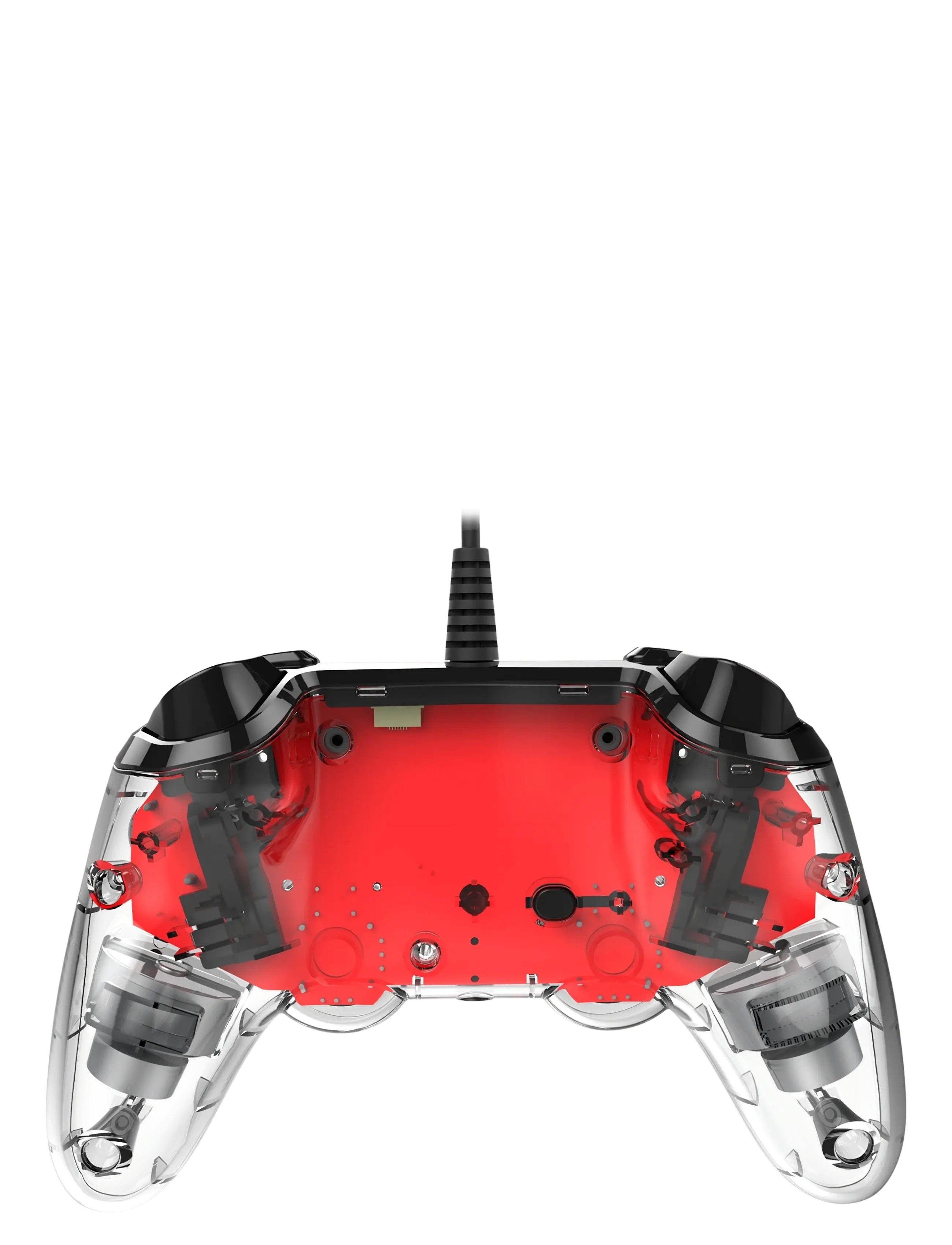 NACON - PS4 WIRED ILLUMINATED COMPACT CONTROLLER LIGHT RED - kontroller - red - 4