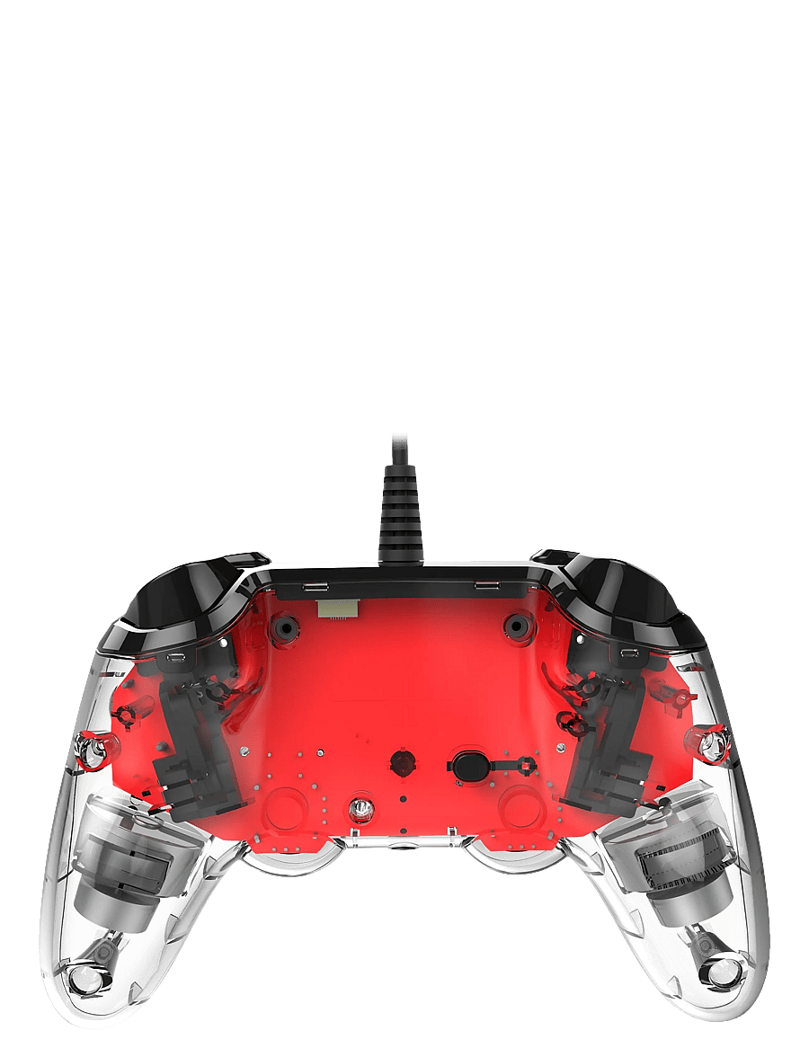 NACON - PS4 WIRED ILLUMINATED COMPACT CONTROLLER LIGHT RED - puldid - red - 4