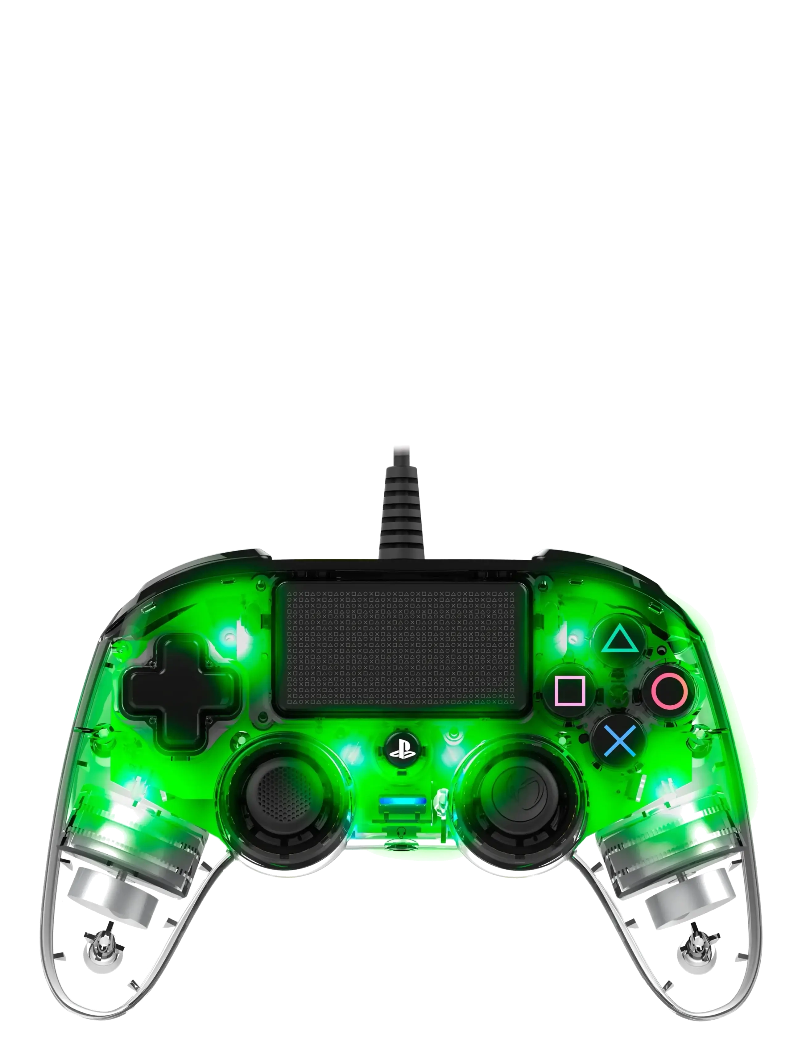 NACON - PS4 WIRED ILLUMINATED COMPACT CONTROLLER LIGHT GREEN - puldid - green - 2