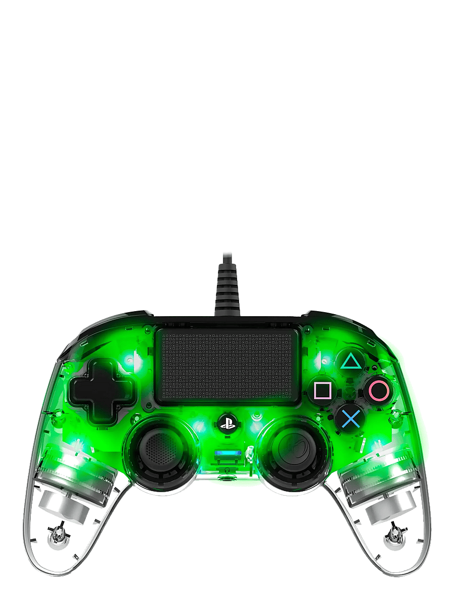 NACON - PS4 WIRED ILLUMINATED COMPACT CONTROLLER LIGHT GREEN - puldid - green - 2
