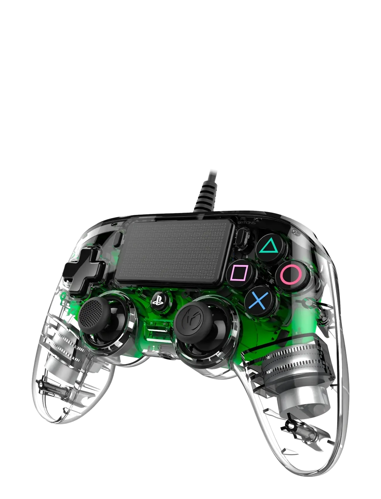 NACON - PS4 WIRED ILLUMINATED COMPACT CONTROLLER LIGHT GREEN - puldid - green - 3