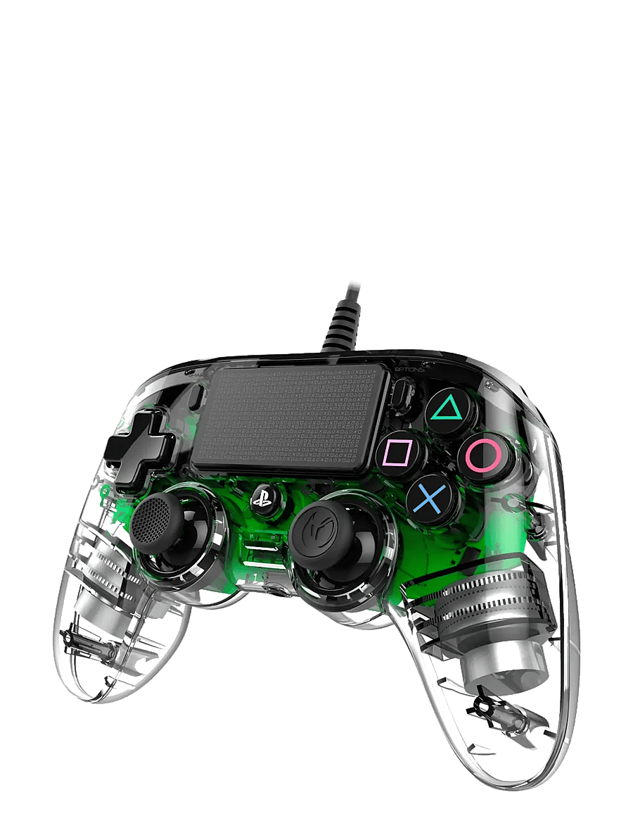 NACON - PS4 WIRED ILLUMINATED COMPACT CONTROLLER LIGHT GREEN - puldid - green - 3