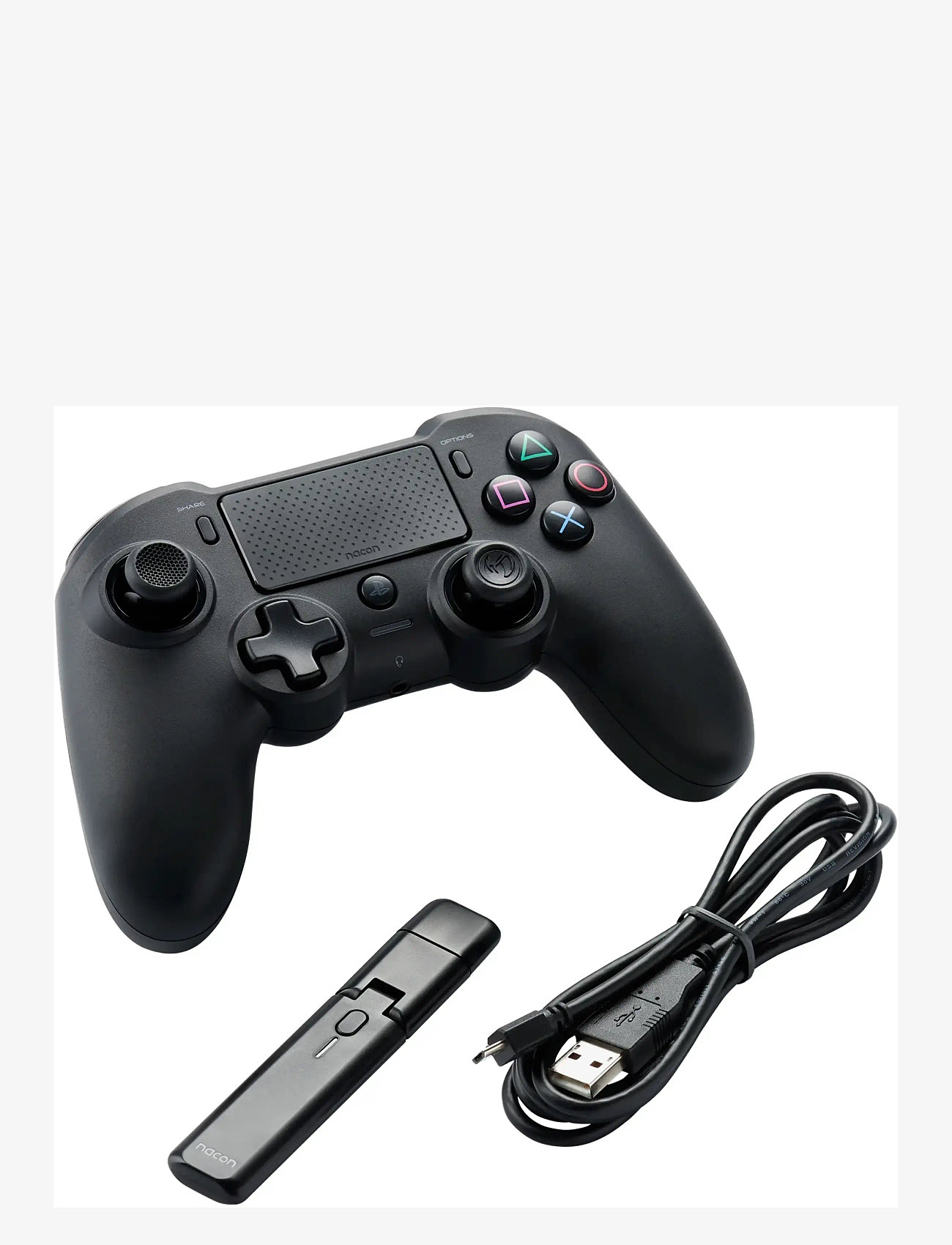 NACON - PS4 ASYMMETRIC WIRELESS CONTROLLER - controllere - black - 4
