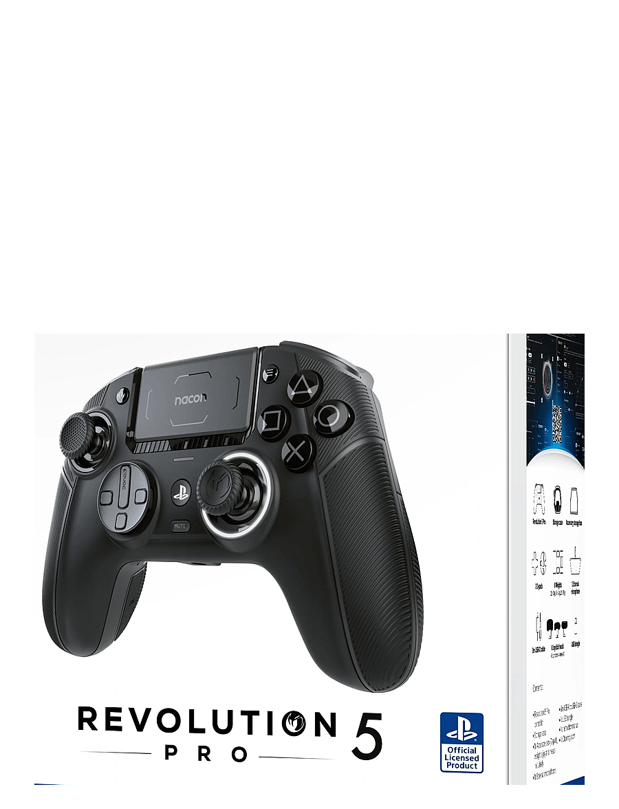 NACON - PS5 REVOLUTION 5 PRO CONTROLLER BLACK - puldid - black - 0