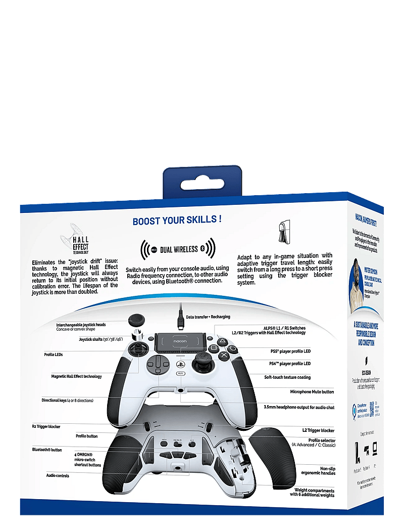 NACON - PS5 REVOLUTION 5 PRO CONTROLLER WHITE - controllers - white - 1