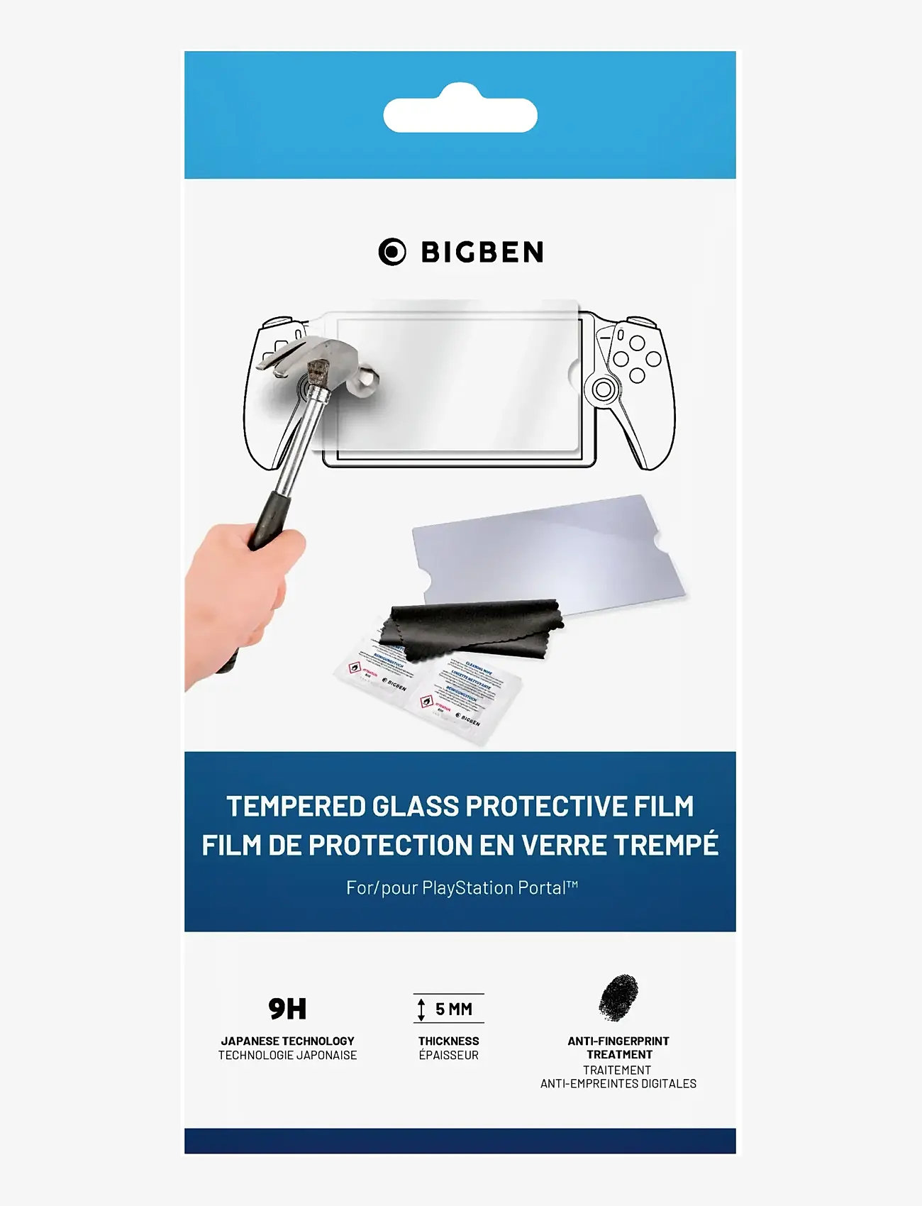 NACON - PlayStation PORTAL TEMPERED GLASS - andet - black - 0