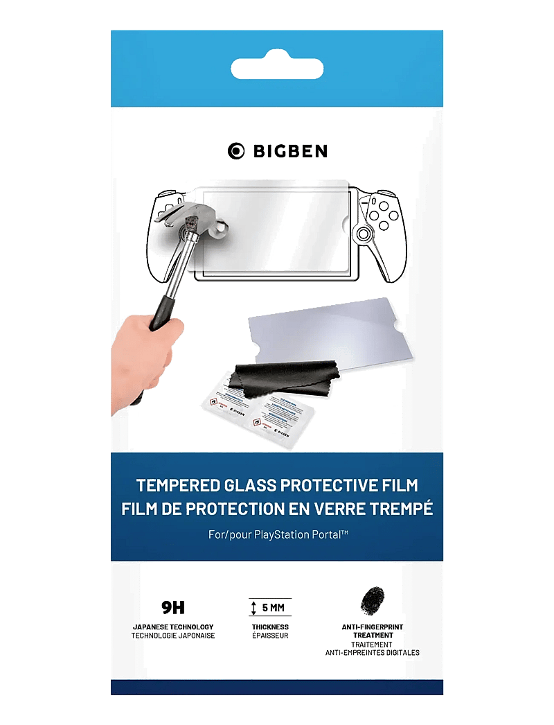 NACON - PlayStation PORTAL TEMPERED GLASS - andet - black - 0