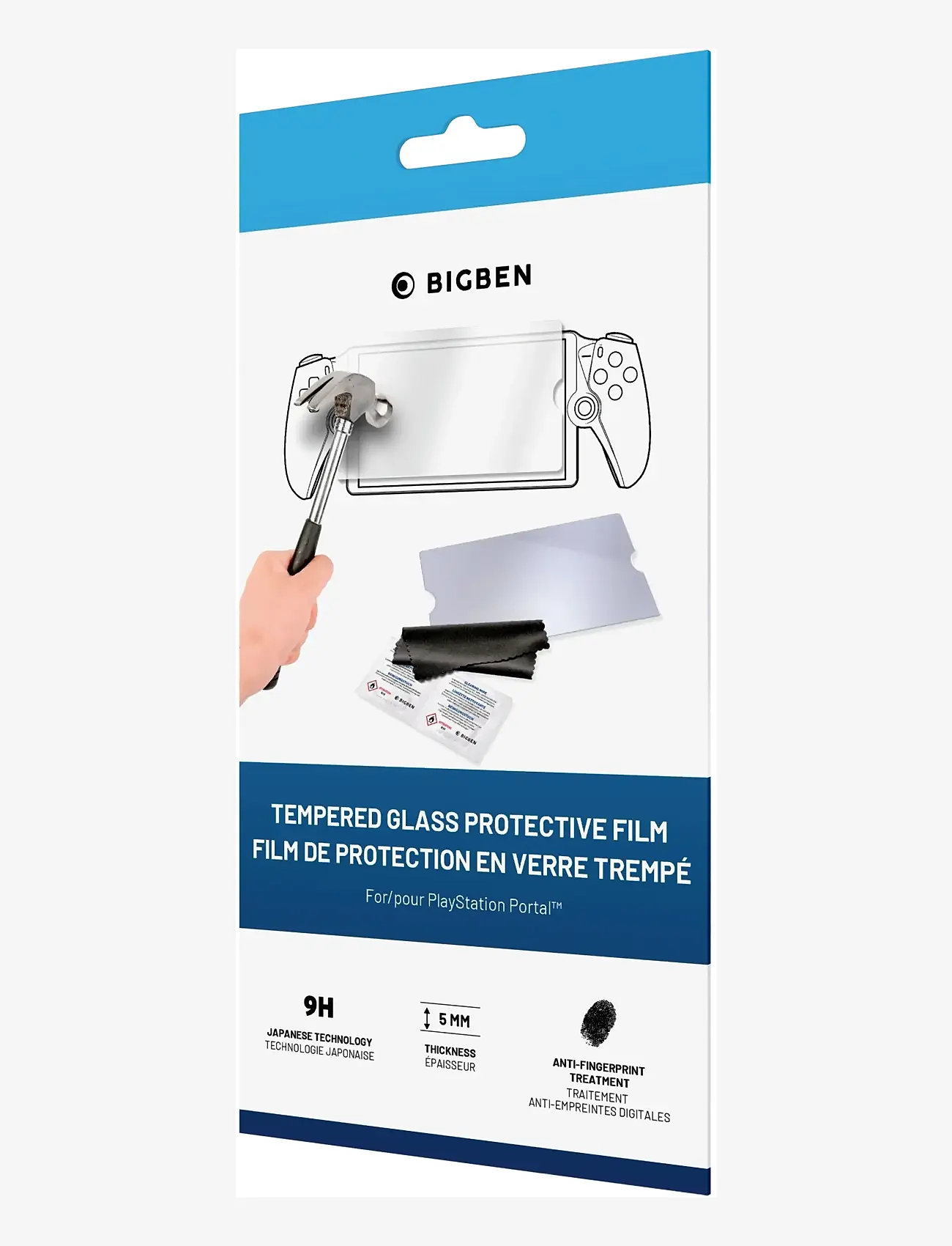 NACON - PlayStation PORTAL TEMPERED GLASS - andet - black - 1