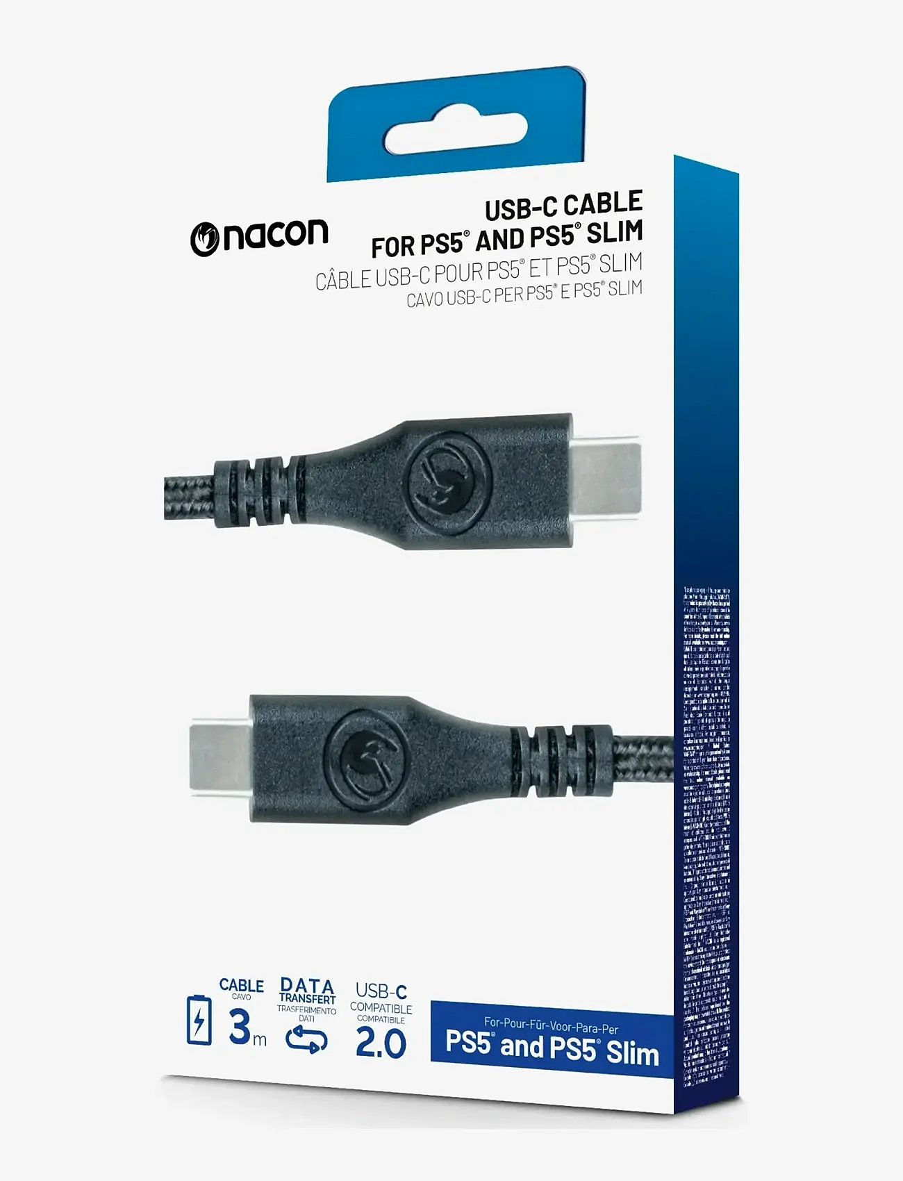 NACON - PS5 USB Cable CTOC 3 M - andet - multi - 1