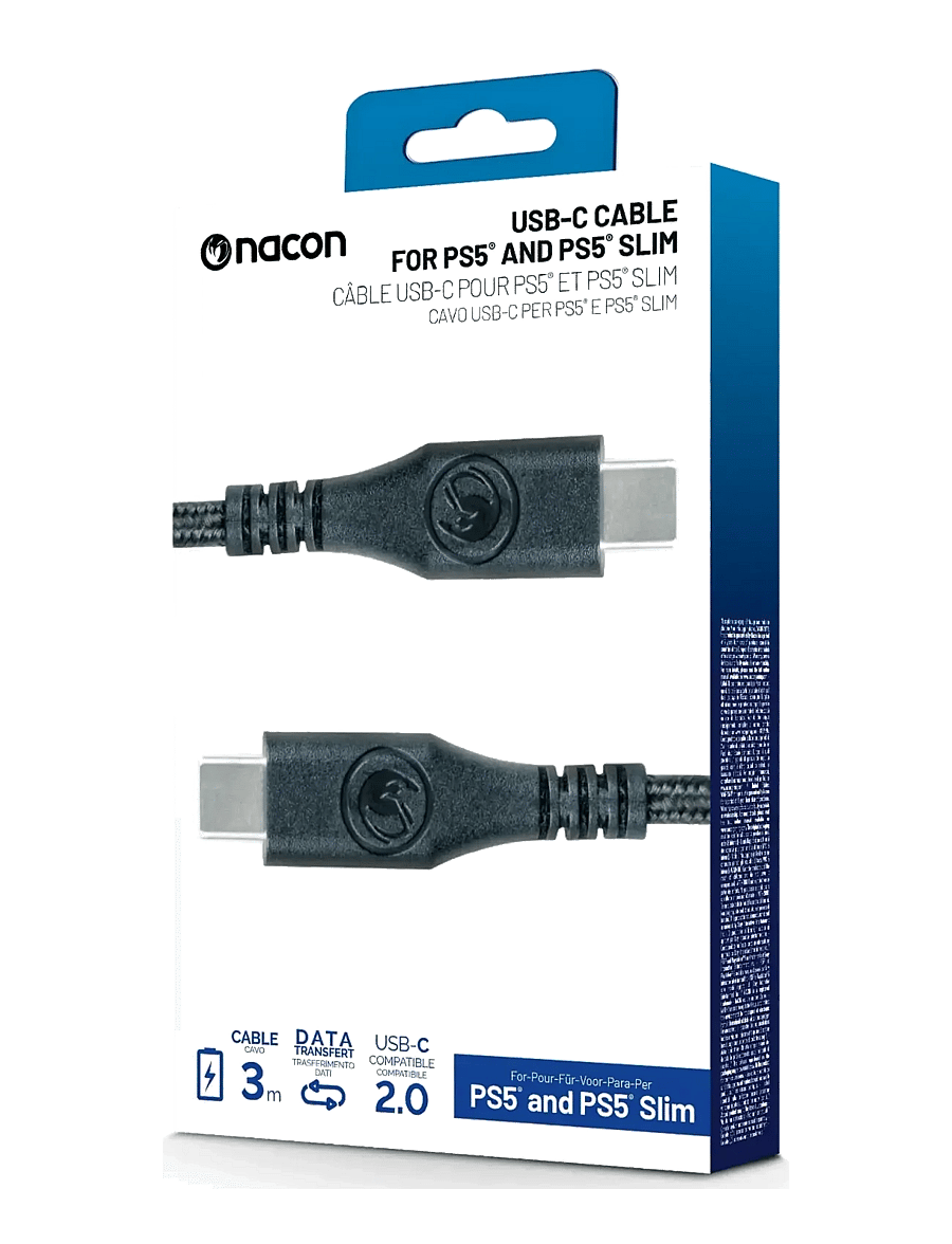 NACON - PS5 USB Cable CTOC 3 M - andet - multi - 1