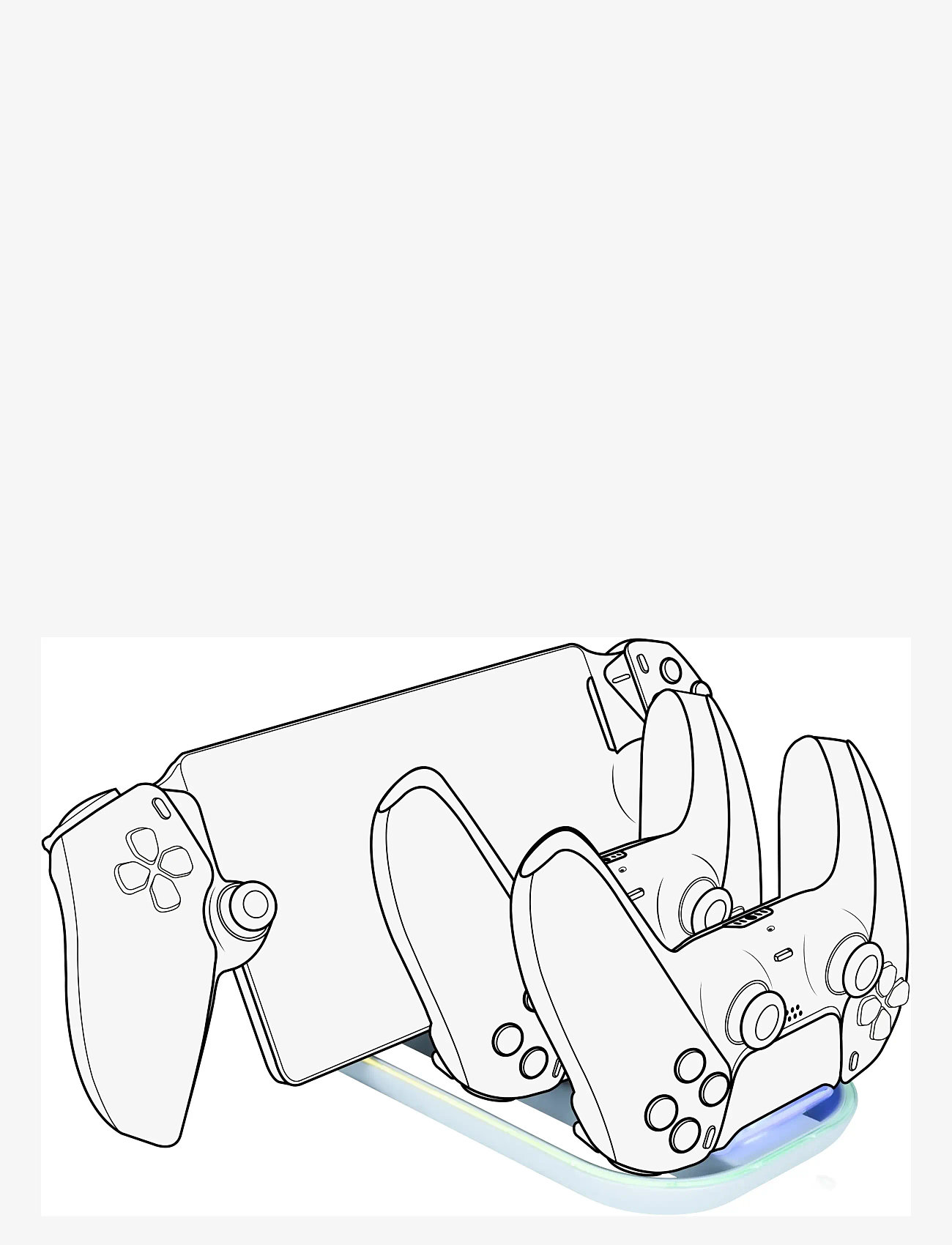 NACON - PS5 TRIPLE CHARGING STATION - statīvi un uzlādes stacijas - multi - 3