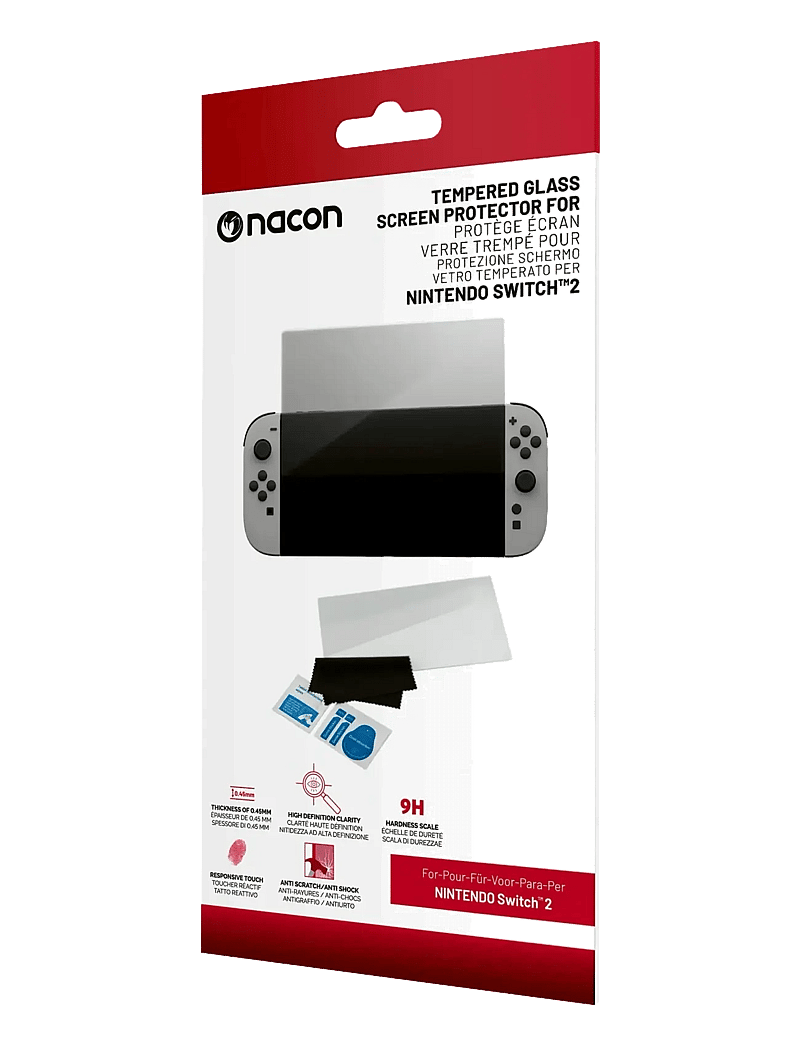 NACON - SWITCH 2 TEMPERED GLASS - andet - multi - 0