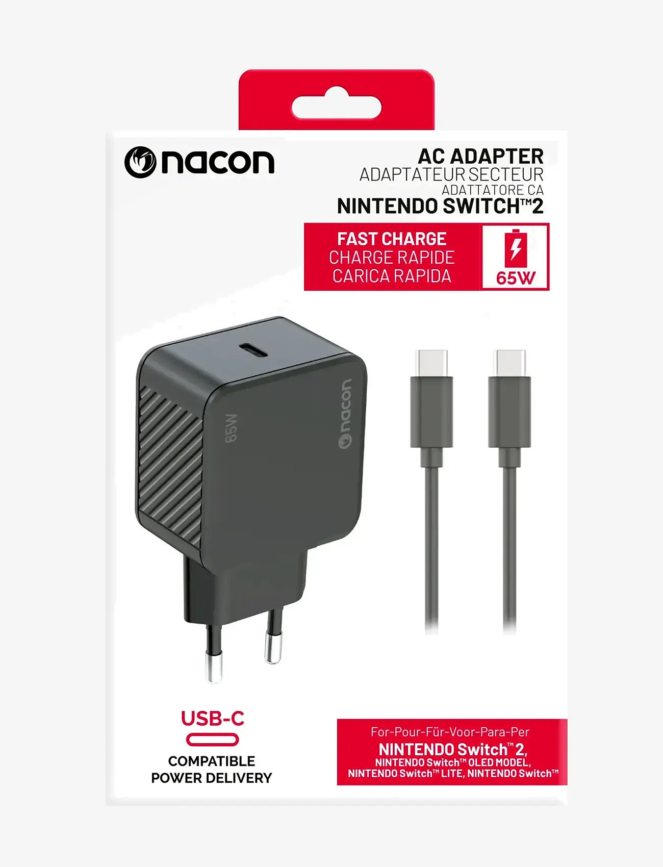 NACON - SWITCH 2 A/C ADAPTOR - muu - multi - 0