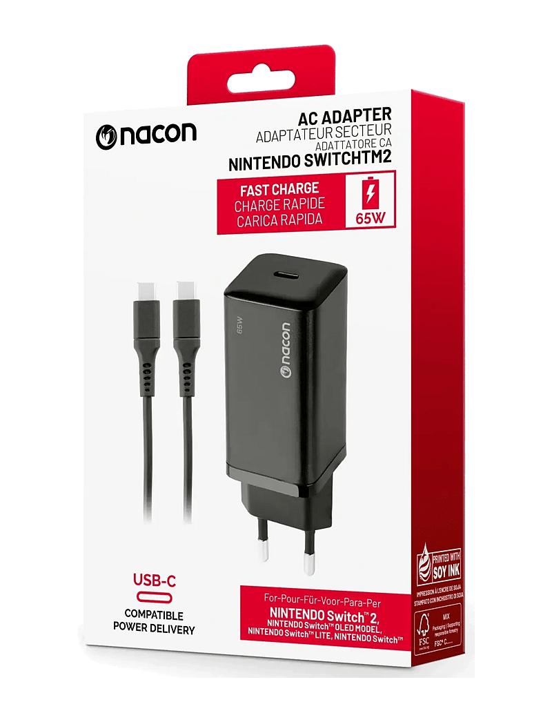 NACON - SWITCH 2 A/C ADAPTOR - muu - multi - 1