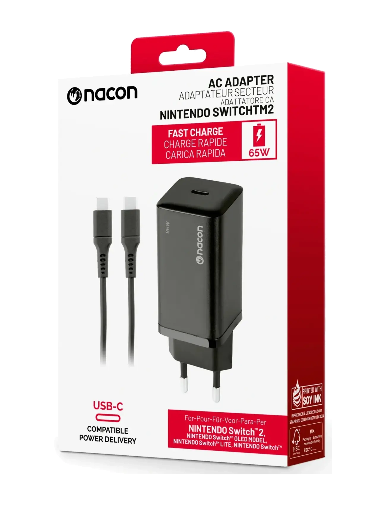 NACON - SWITCH 2 A/C ADAPTOR - muu - multi - 1
