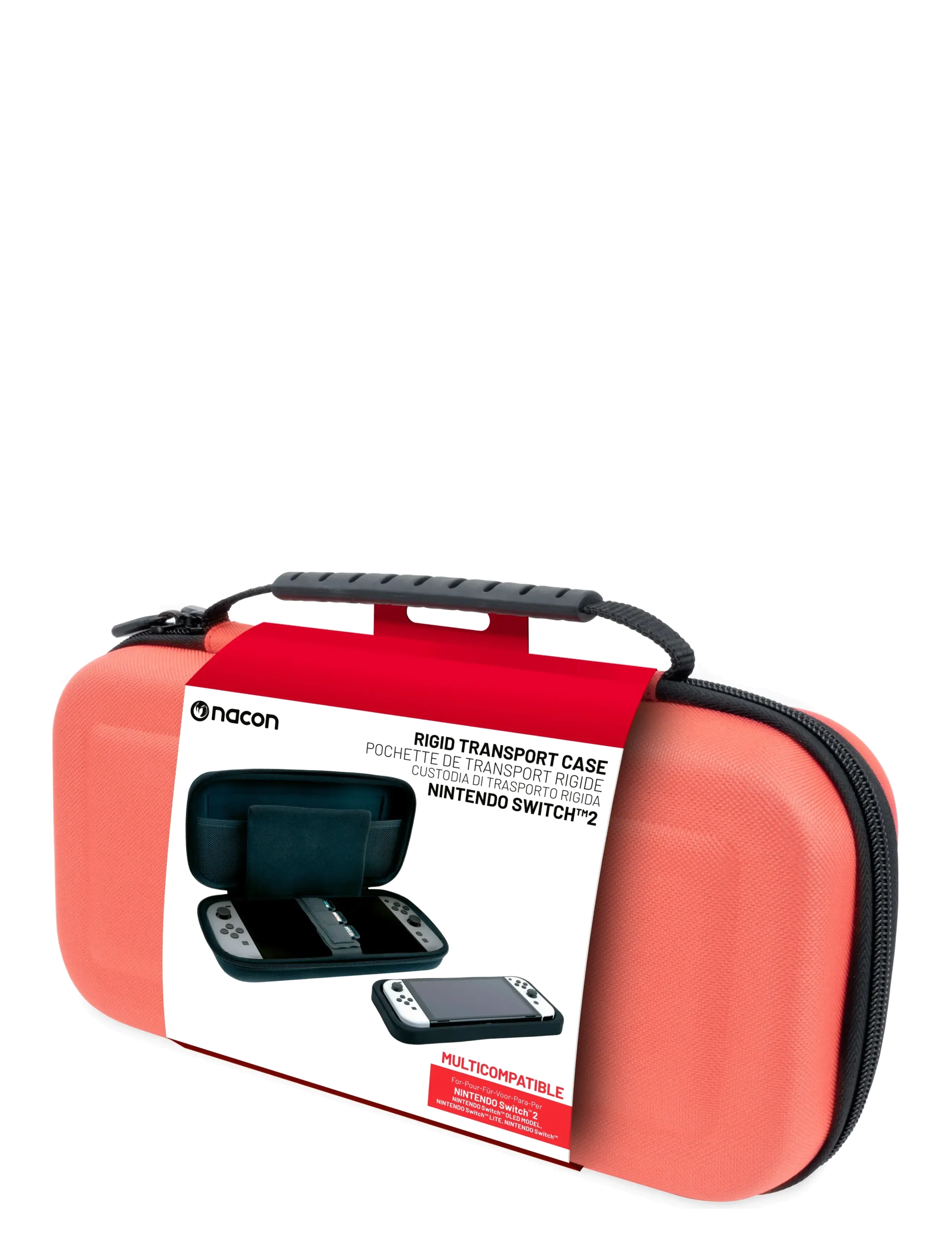 NACON Switch 2 Pouch Lcl Red, Other, Sort, Str: ONE SIZE