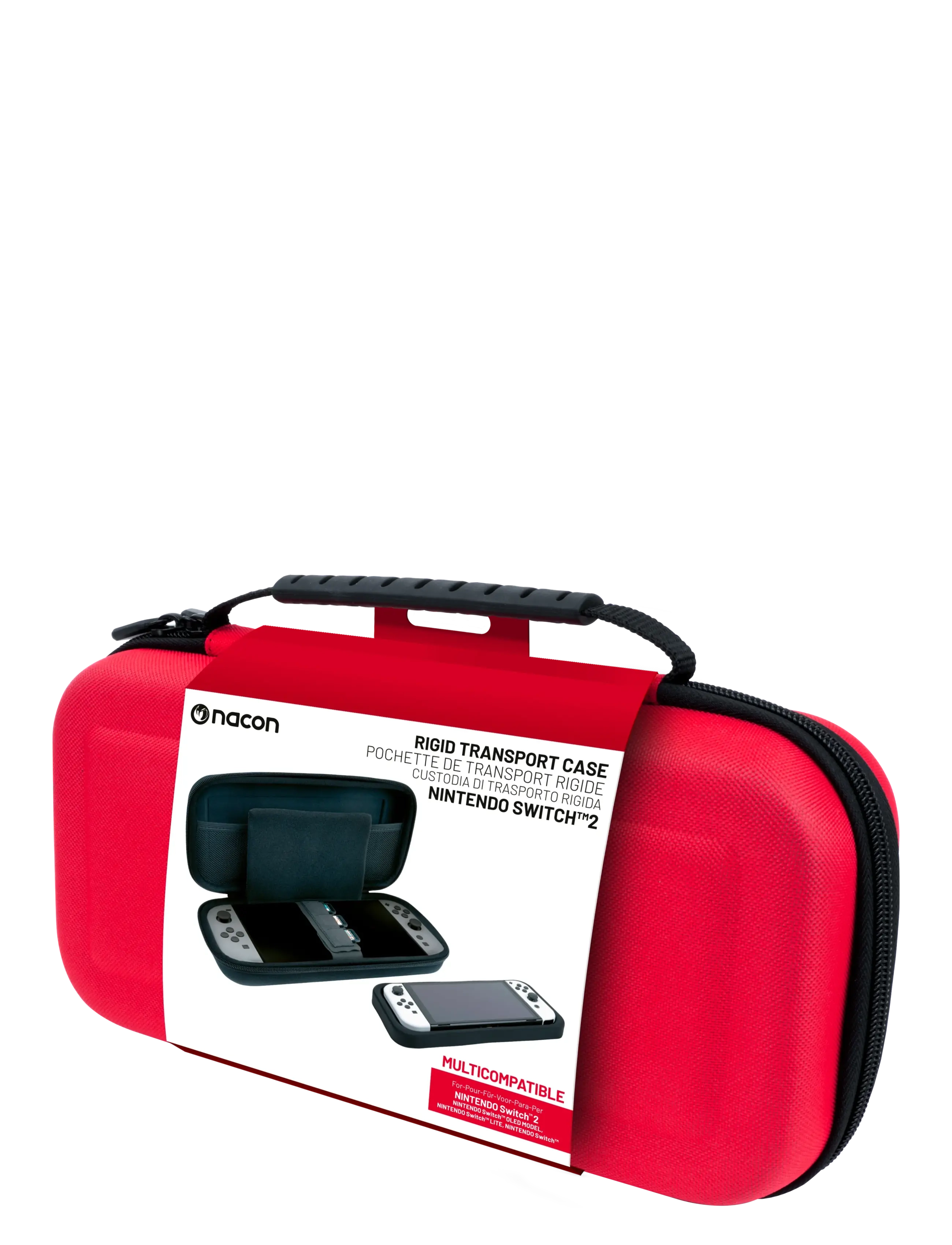 NACON Switch 2 Pouch Red, One Size, Red, Accessories > Other, Børn