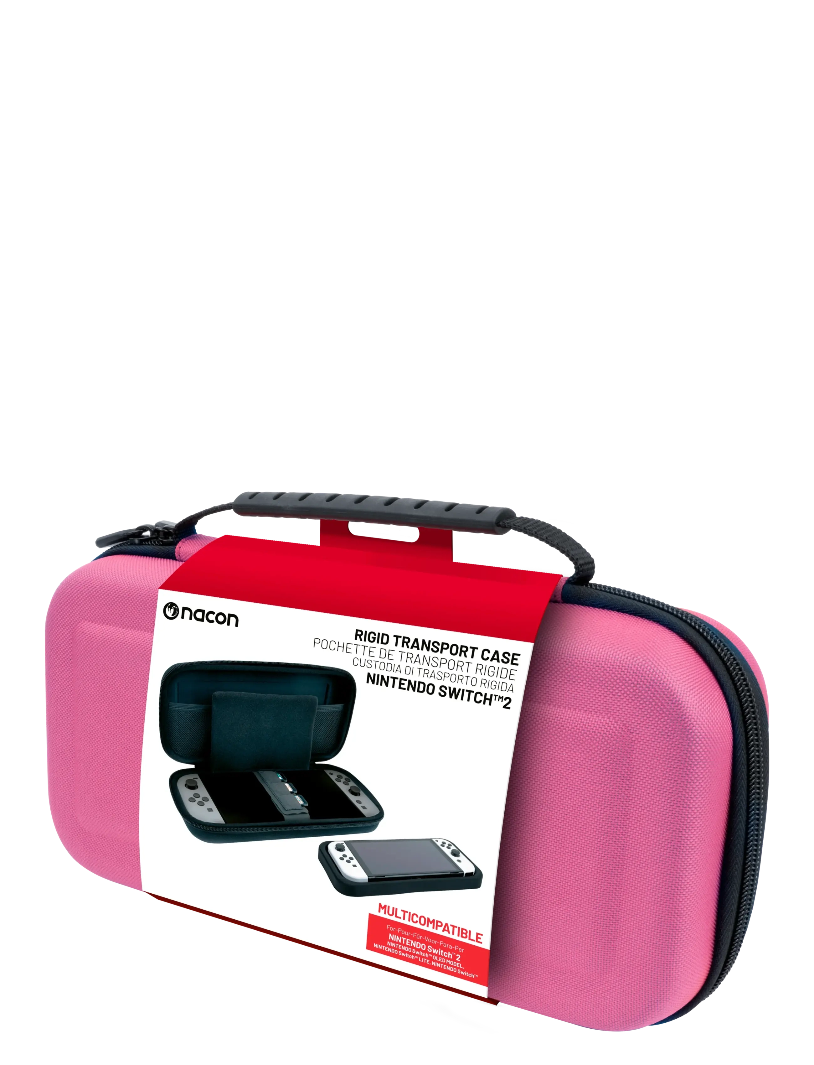 NACON Switch 2 Pouch Pink, One Size, Pink, Accessories > Other, Børn