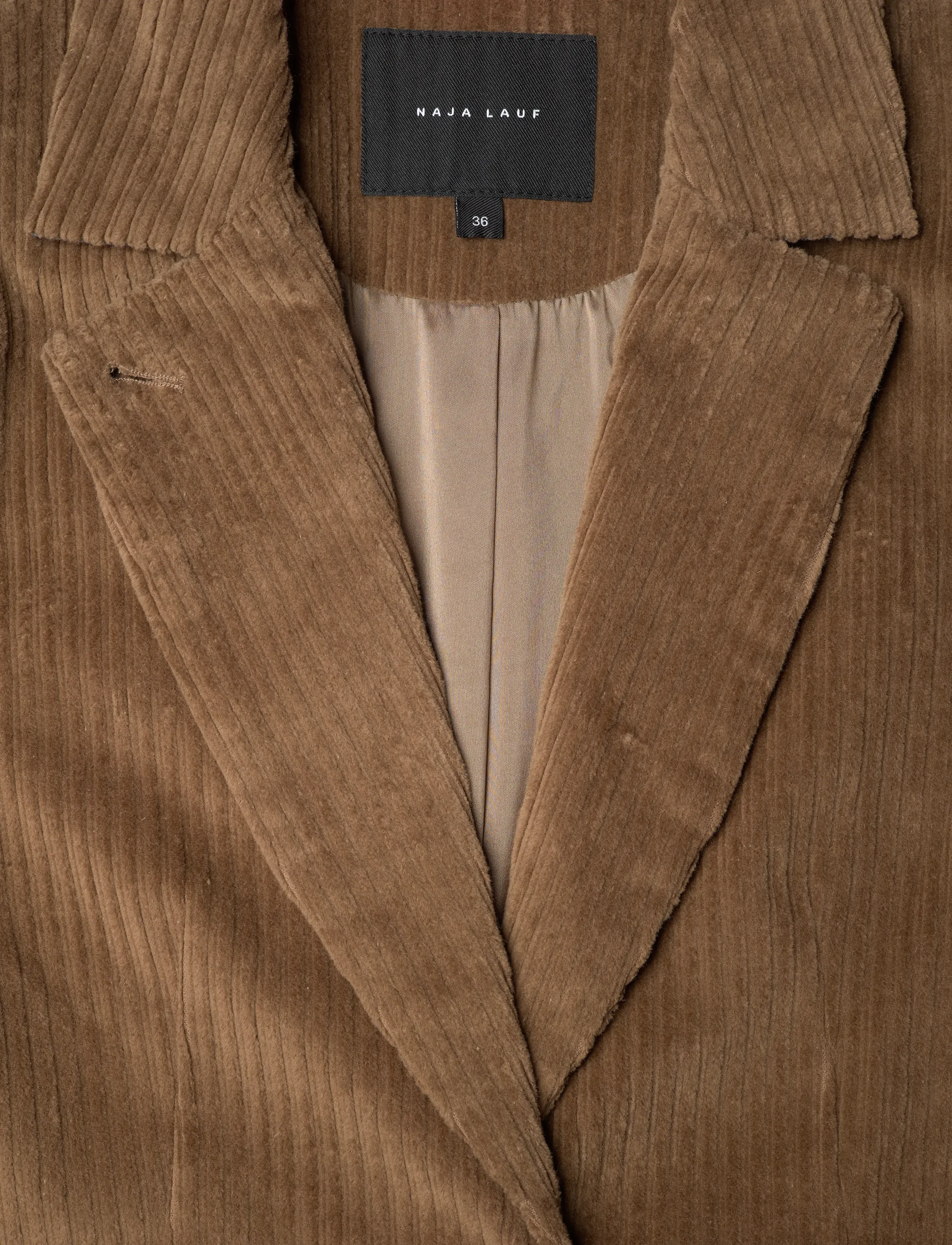 Naja Lauf - CAROLINE JACKET FALL CORD - frühlingsjacken - caramel - 3