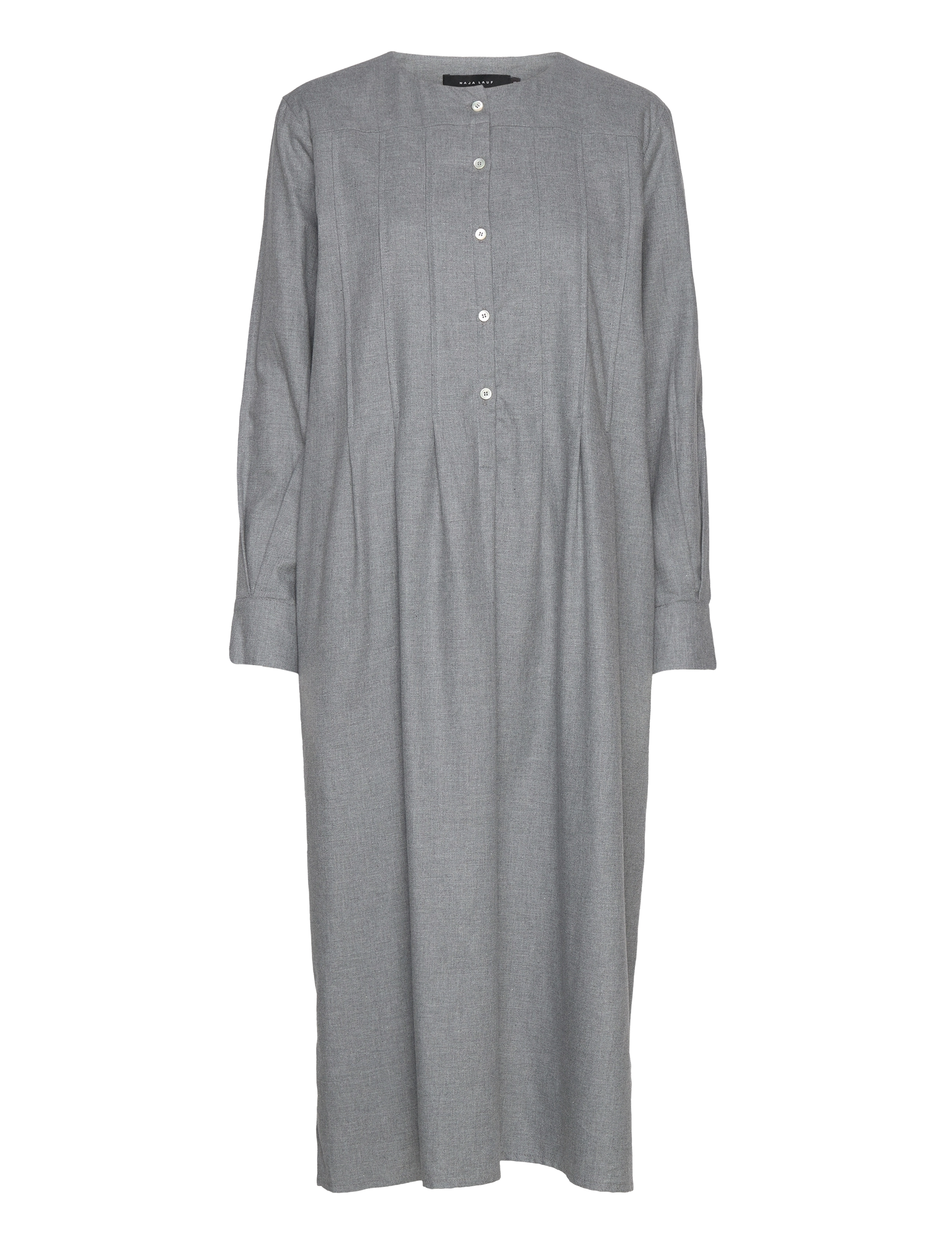 Naja Lauf HIRSE DRESS MELANGE TWILL - Klänningar - GREY / grey