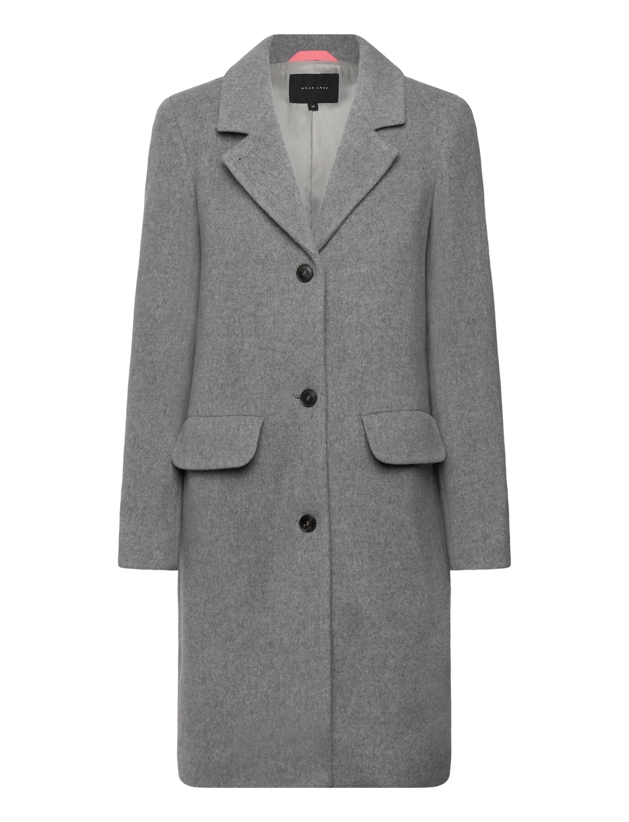MALIN COAT SOFT WOOL - GREY MELANGE