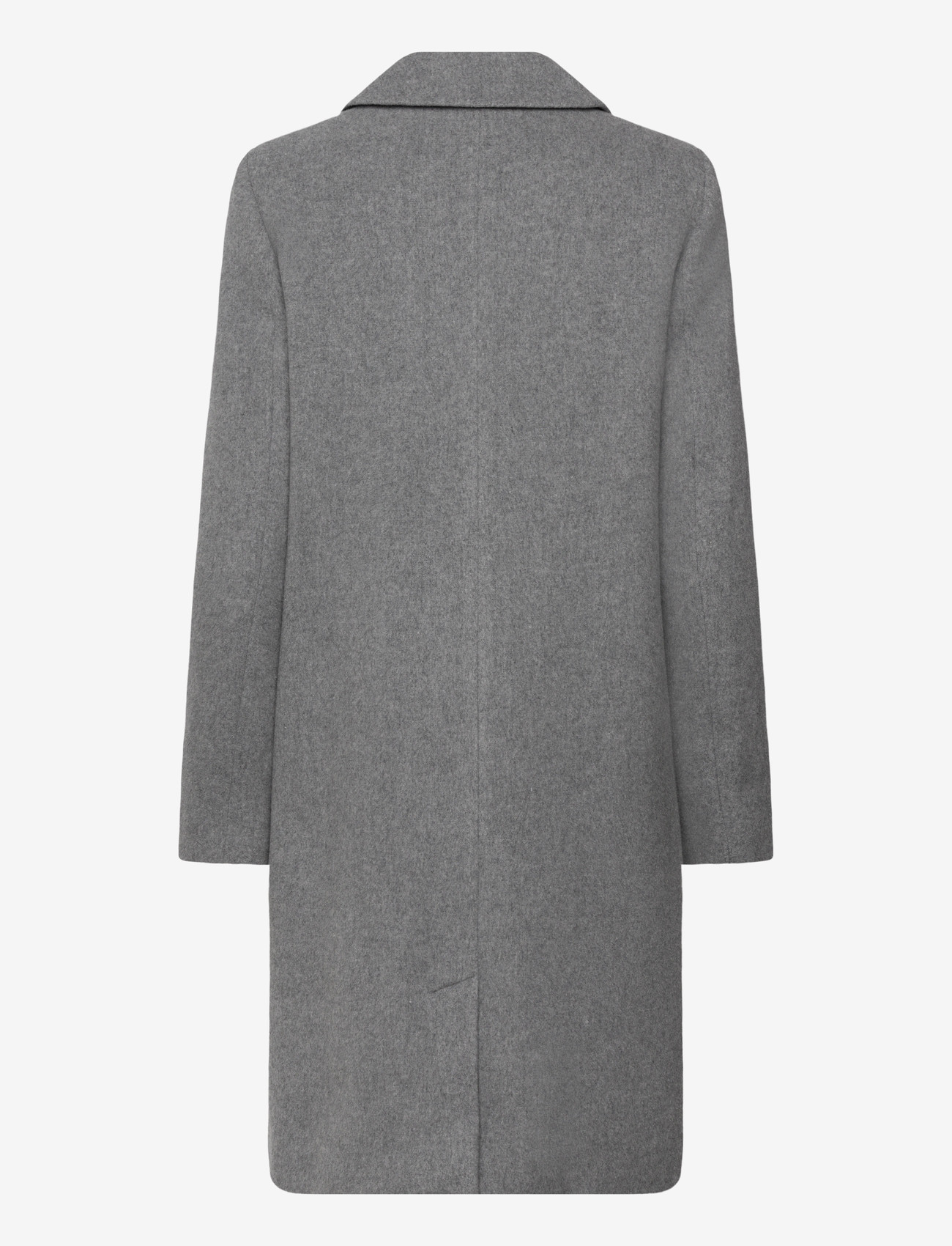 Naja Lauf - MALIN COAT SOFT WOOL - Üleriided - grey melange - 1