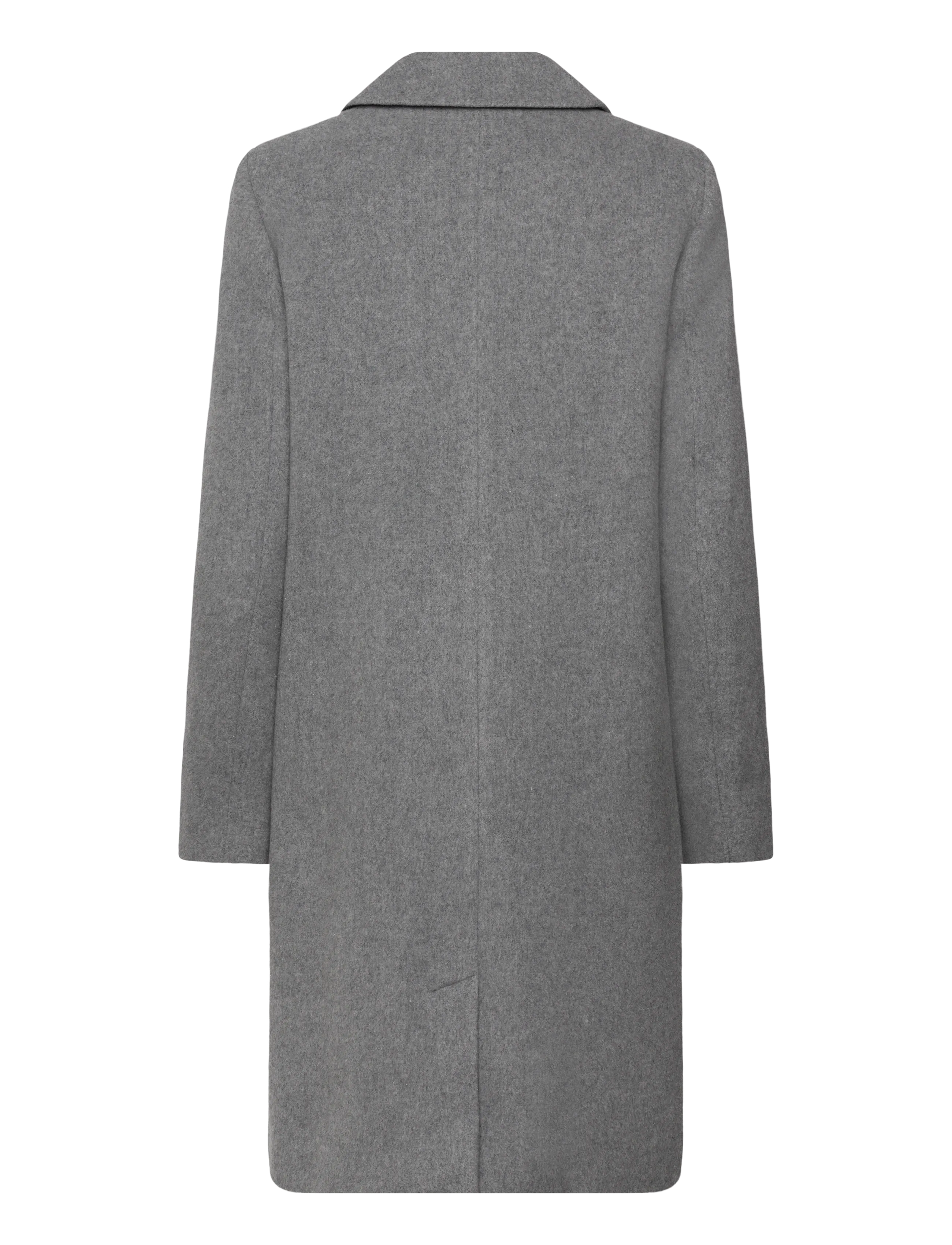 Naja Lauf - MALIN COAT SOFT WOOL - grey melange - 1