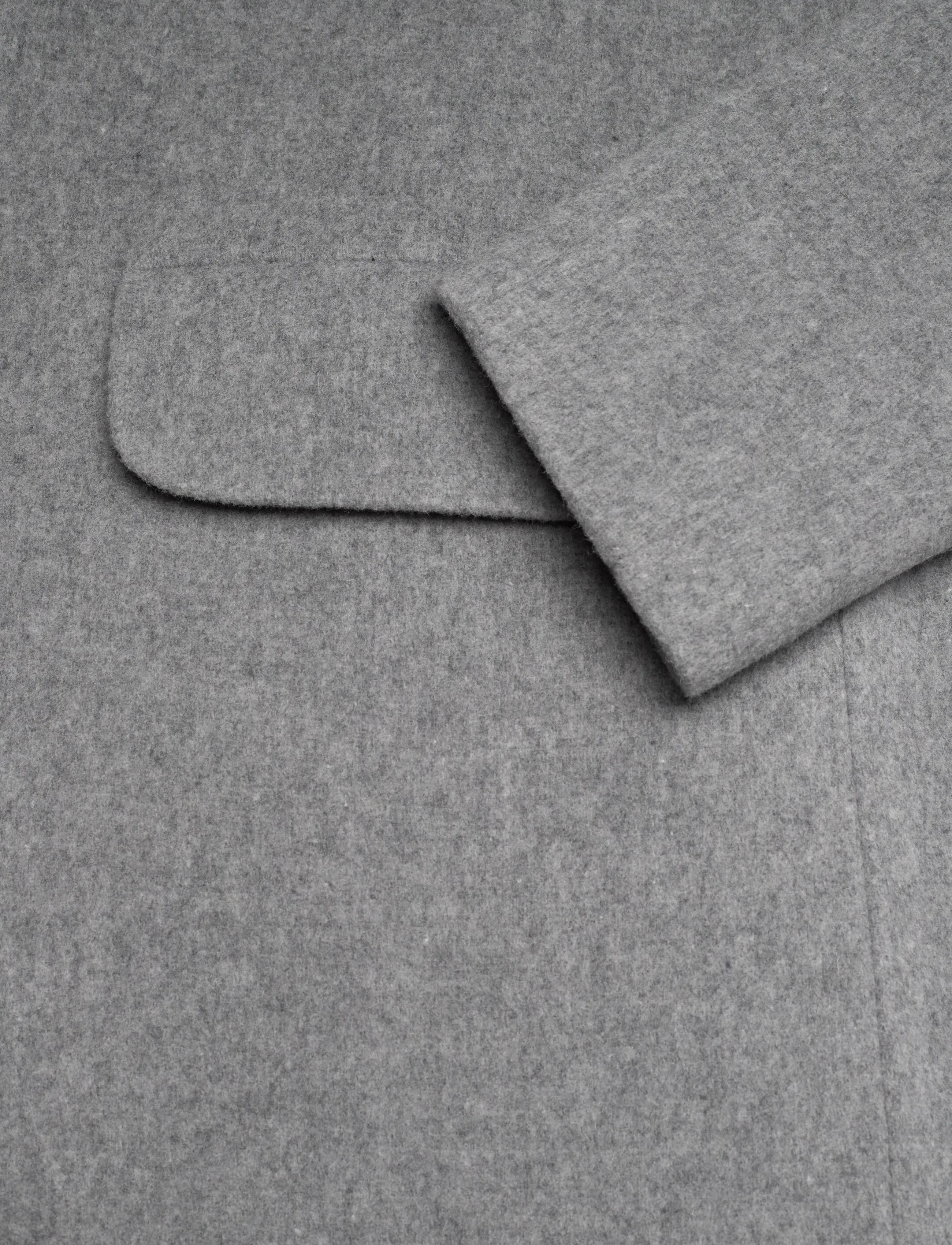 Naja Lauf - MALIN COAT SOFT WOOL - grey melange - 3